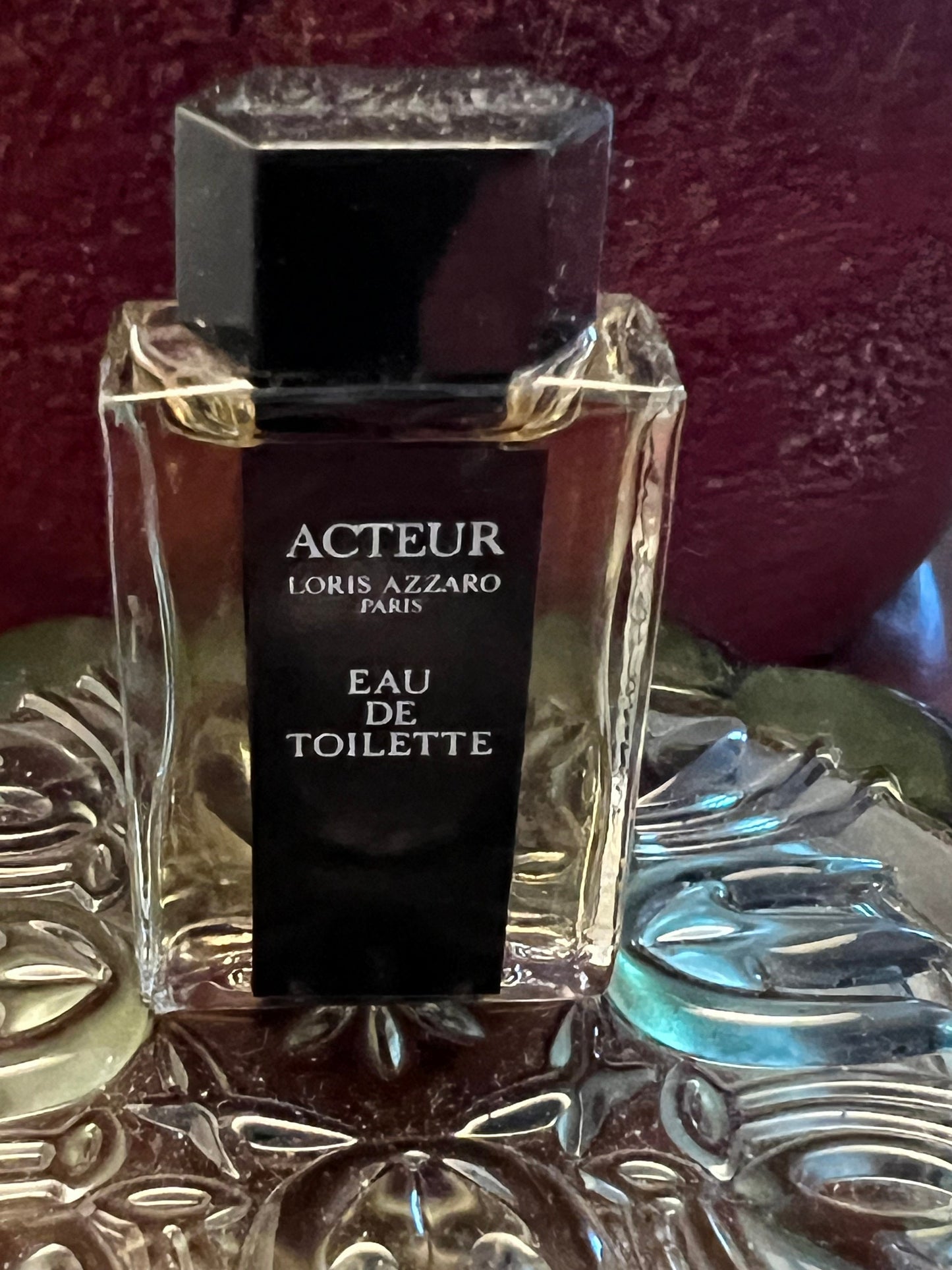 Acteur Azzaro Eau de Toilette Miniature Vintage Perfume, Spicy Floral Mini Perfume Bottle, Lover Antiques and Vintage