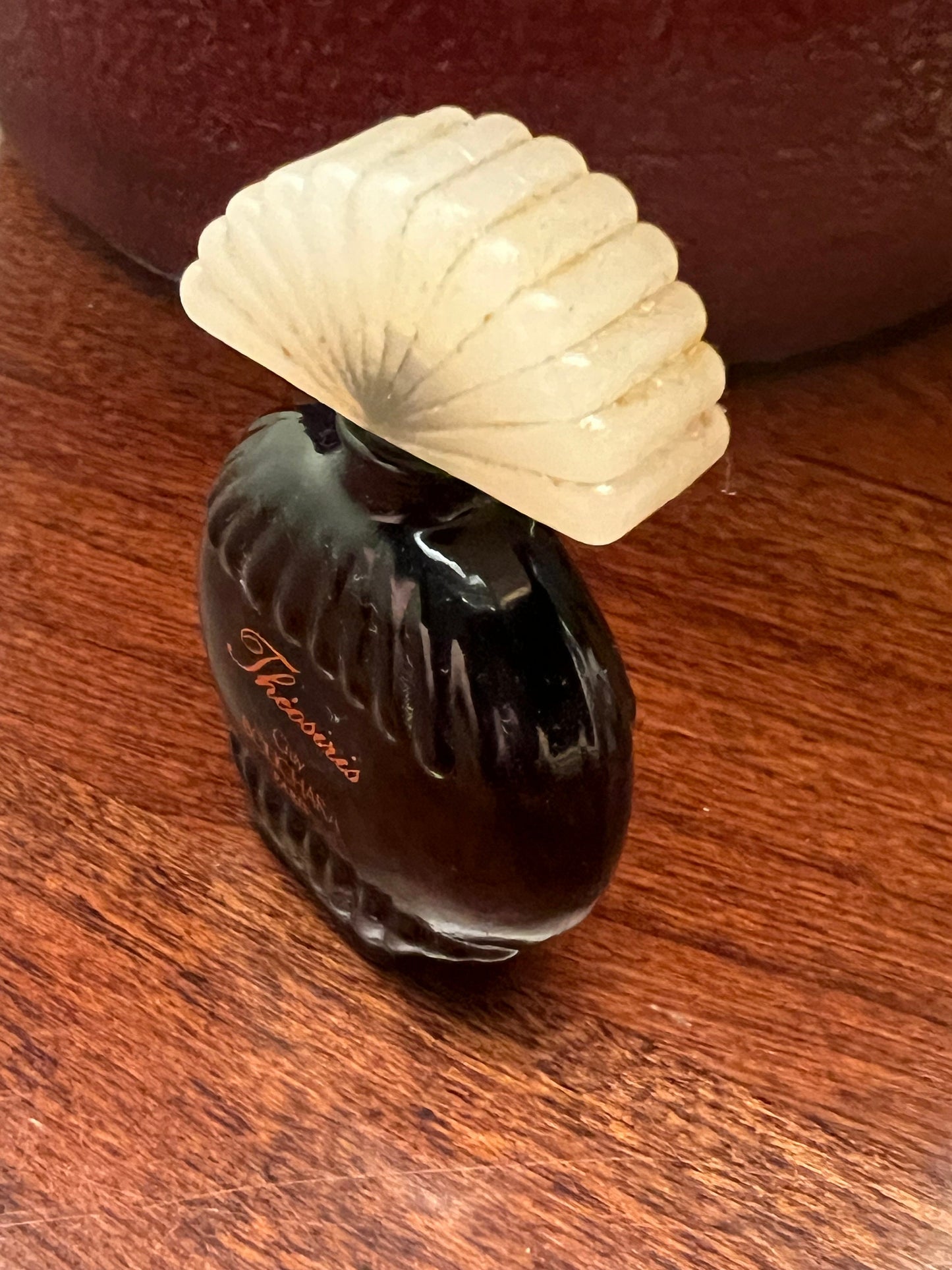 Vintage Habanita Molinard Eau de Toilette Miniature 1.1 Fluid Ounces, Lalique Bottle with Silver Cap, Lover Antiques and Vintage