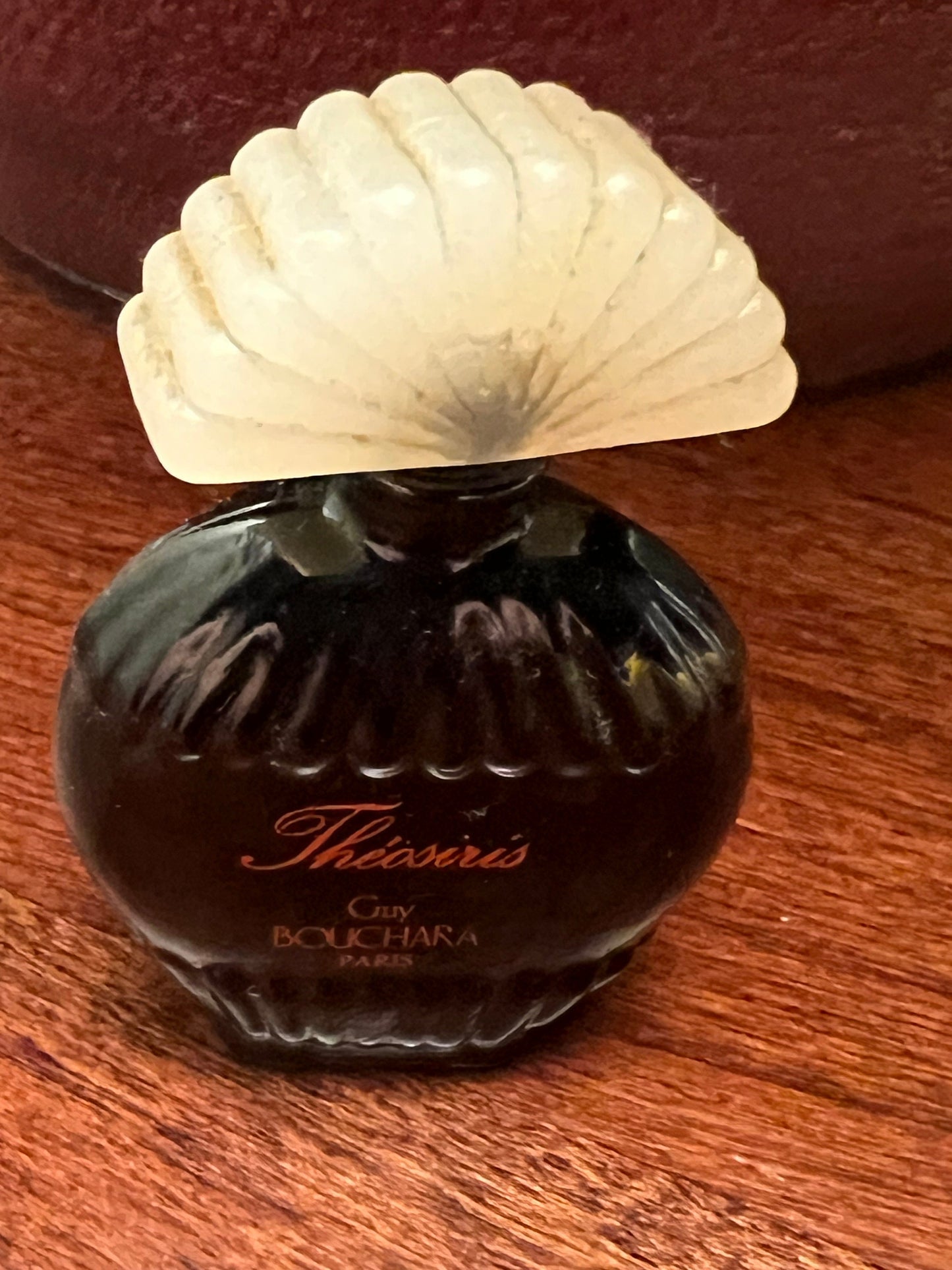Vintage Habanita Molinard Eau de Toilette Miniature 1.1 Fluid Ounces, Lalique Bottle with Silver Cap, Lover Antiques and Vintage
