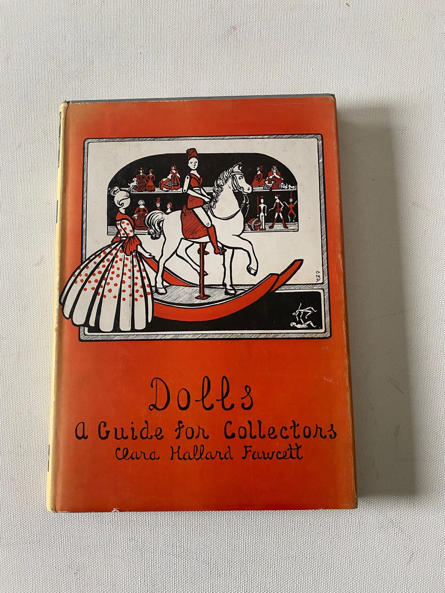 Dolls A Guide For Collectors Book, by Clara Hallard Fawcett, Dolls Book, Lover Antiques and Vintage