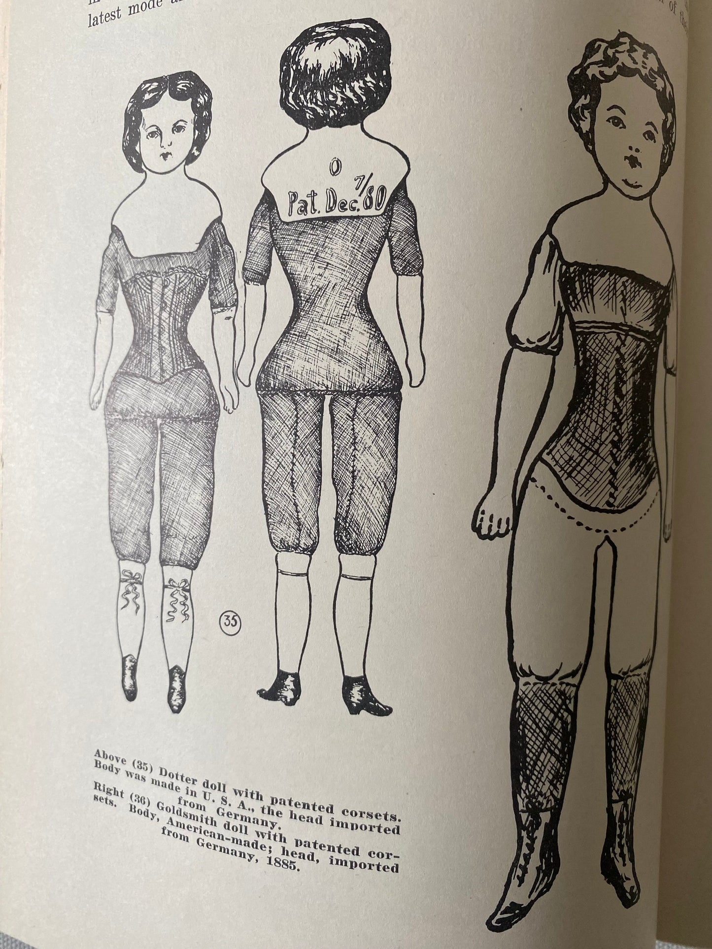 Dolls A Guide For Collectors Book, by Clara Hallard Fawcett, Dolls Book, Lover Antiques and Vintage