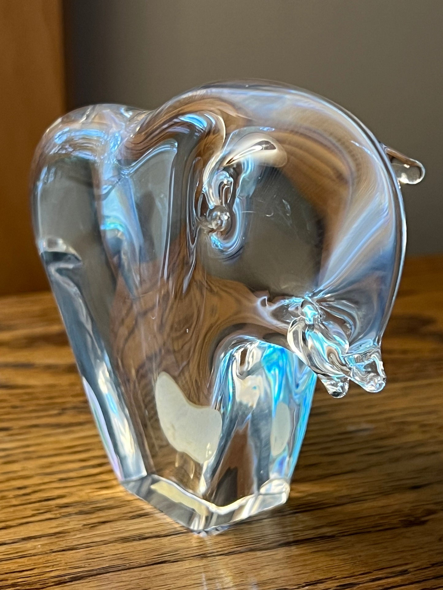 Vintage Glass Bull Paperweight by RFB Sweden Art Glass Lover Antiques and Vintage