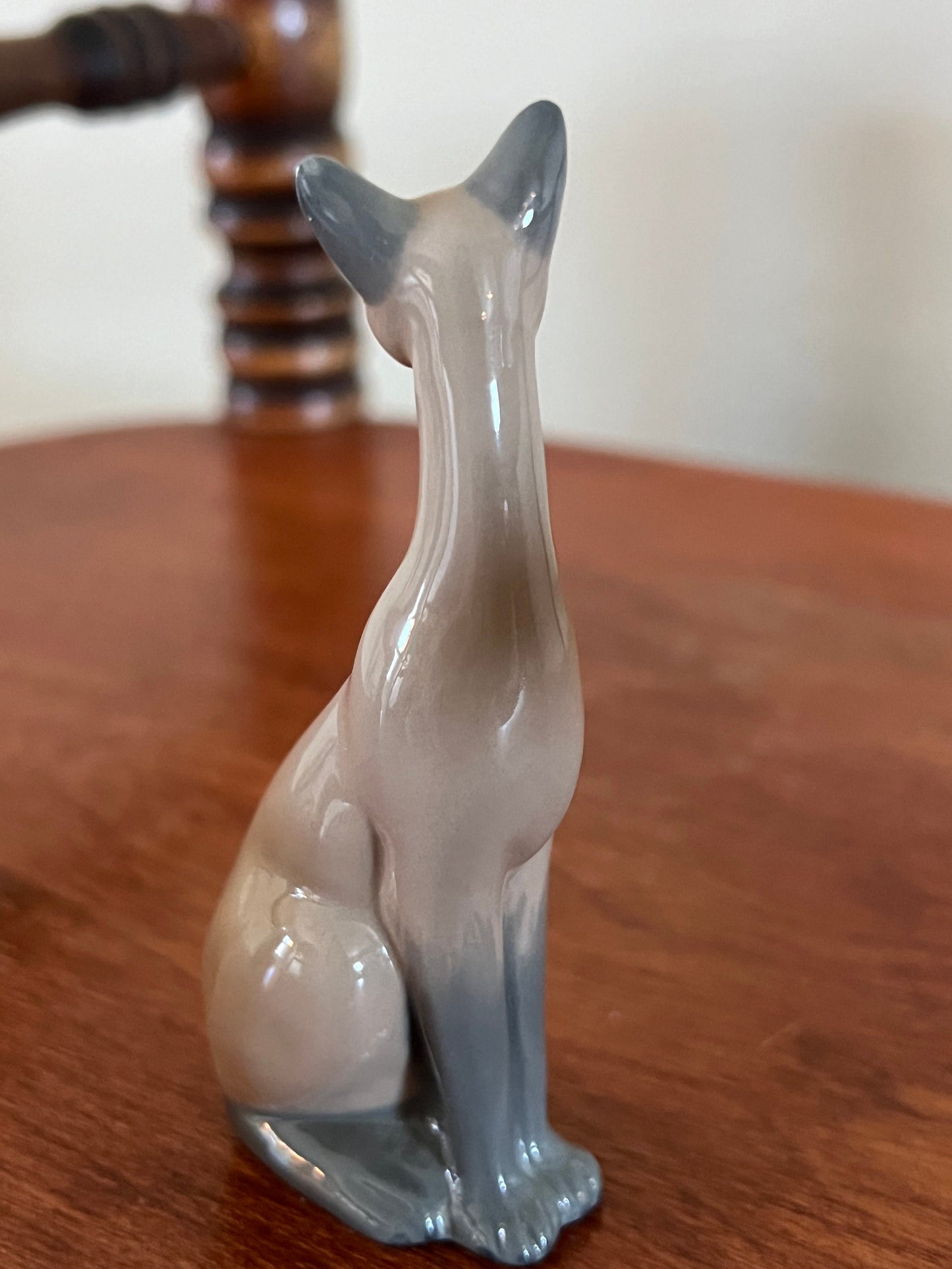 Vintage Siamese Cat Figurine, Valencia by Franklin Mint Cat Statue, Curio Cats Collection, Lover Antiques and Vintage