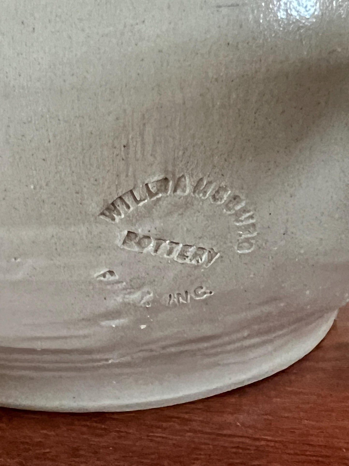 Vintage Williamsburg Pottery Pitcher with Cobalt Blue Flower Design Lover Antiques and Vintage