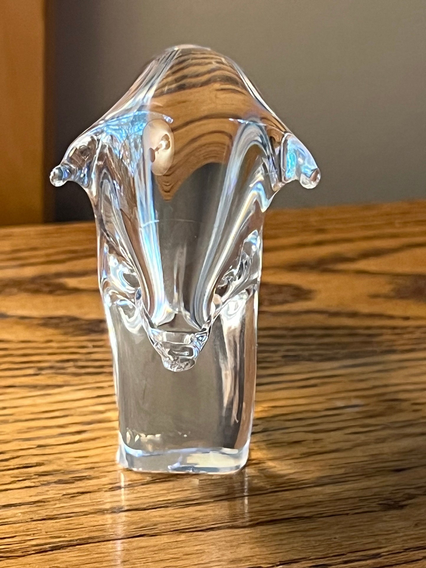 Vintage Glass Bull Paperweight by RFB Sweden Art Glass Lover Antiques and Vintage