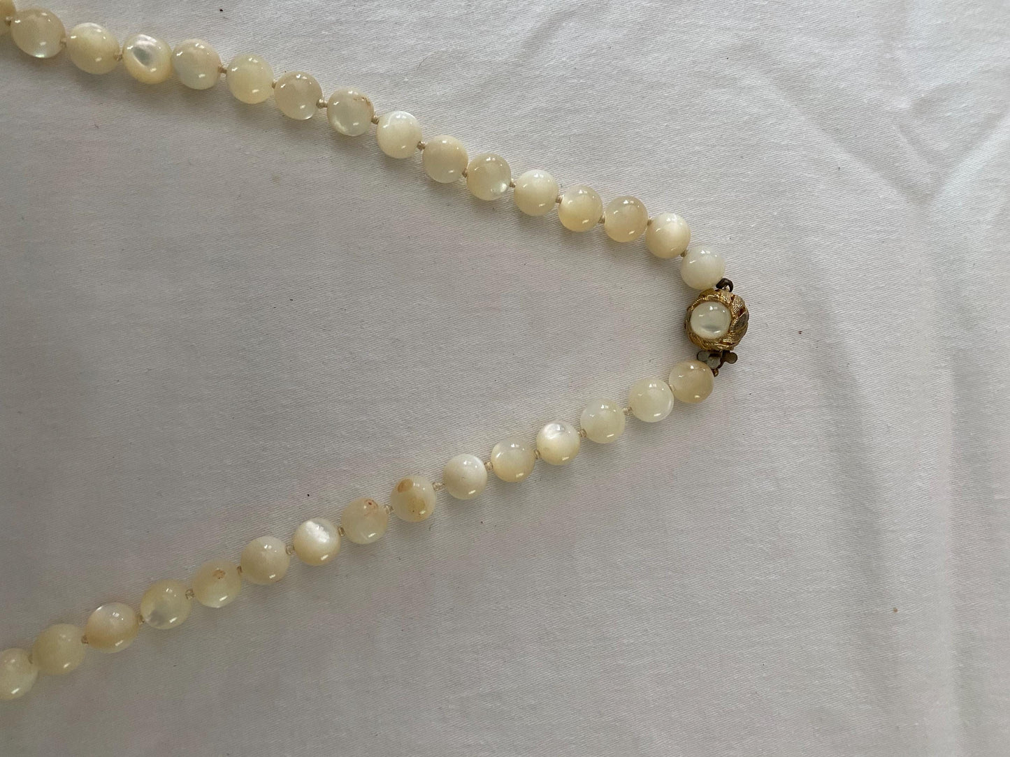 Vintage Blue & White Flower and Bead Necklace Necklace Unique Gifts Galore at Lover Antiques and Vintage
