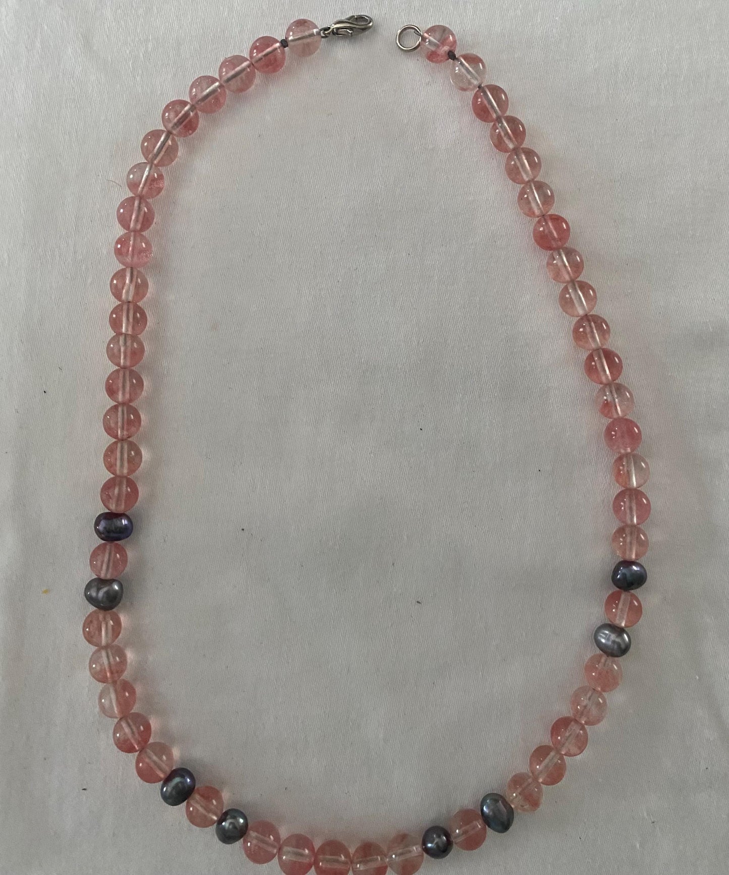 Vintage Amethyst Hand Knotted Graduated Beads Necklace Purple Stone Jewelry Unique Gifts at Lover Antiques and Vintage