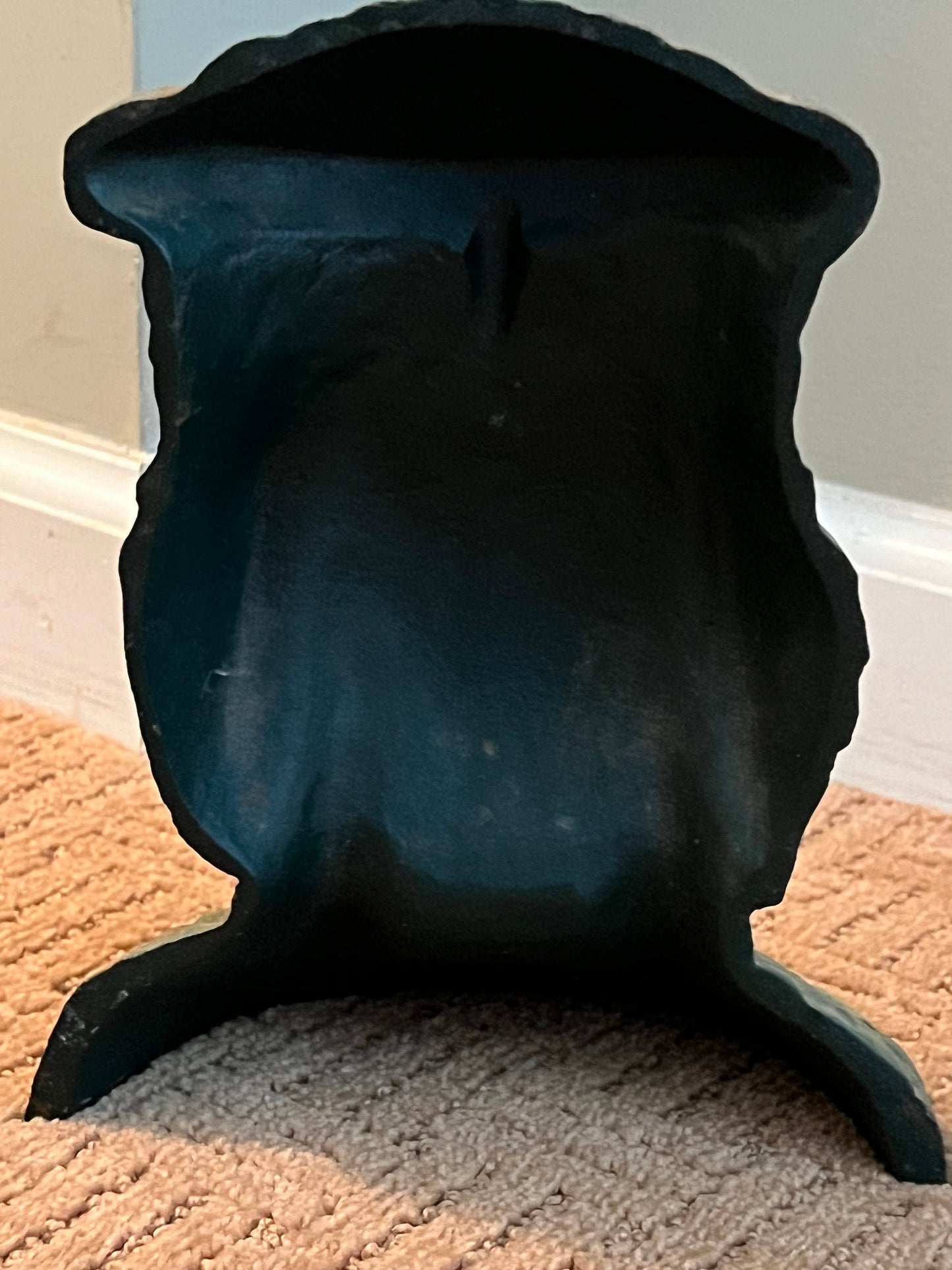 Antique Cast Iron Owl Doorstop Patina Cast Iron Owl Figurine Lover Antiques and Vintage