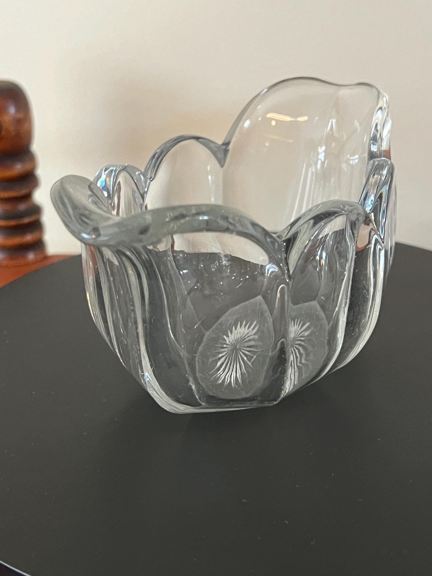 Vintage Heisey Sauce Bowl Condiment Dish Glass Art Gifts at Lover Antiques and Vintage