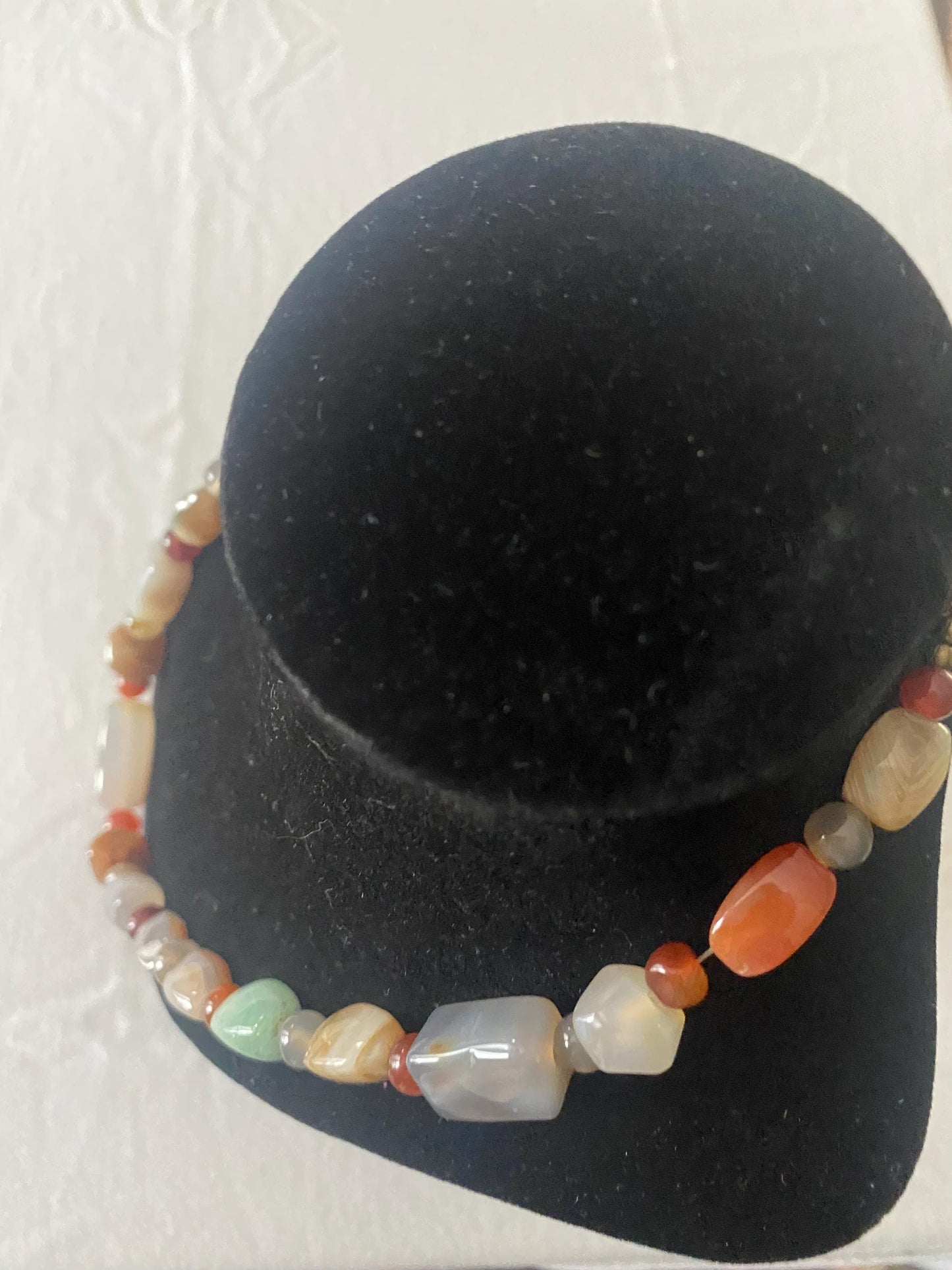 Vintage Aurora Borealis Style Crystals & Gold Necklace Fringe Jewelry Lover Antiques and Vintage