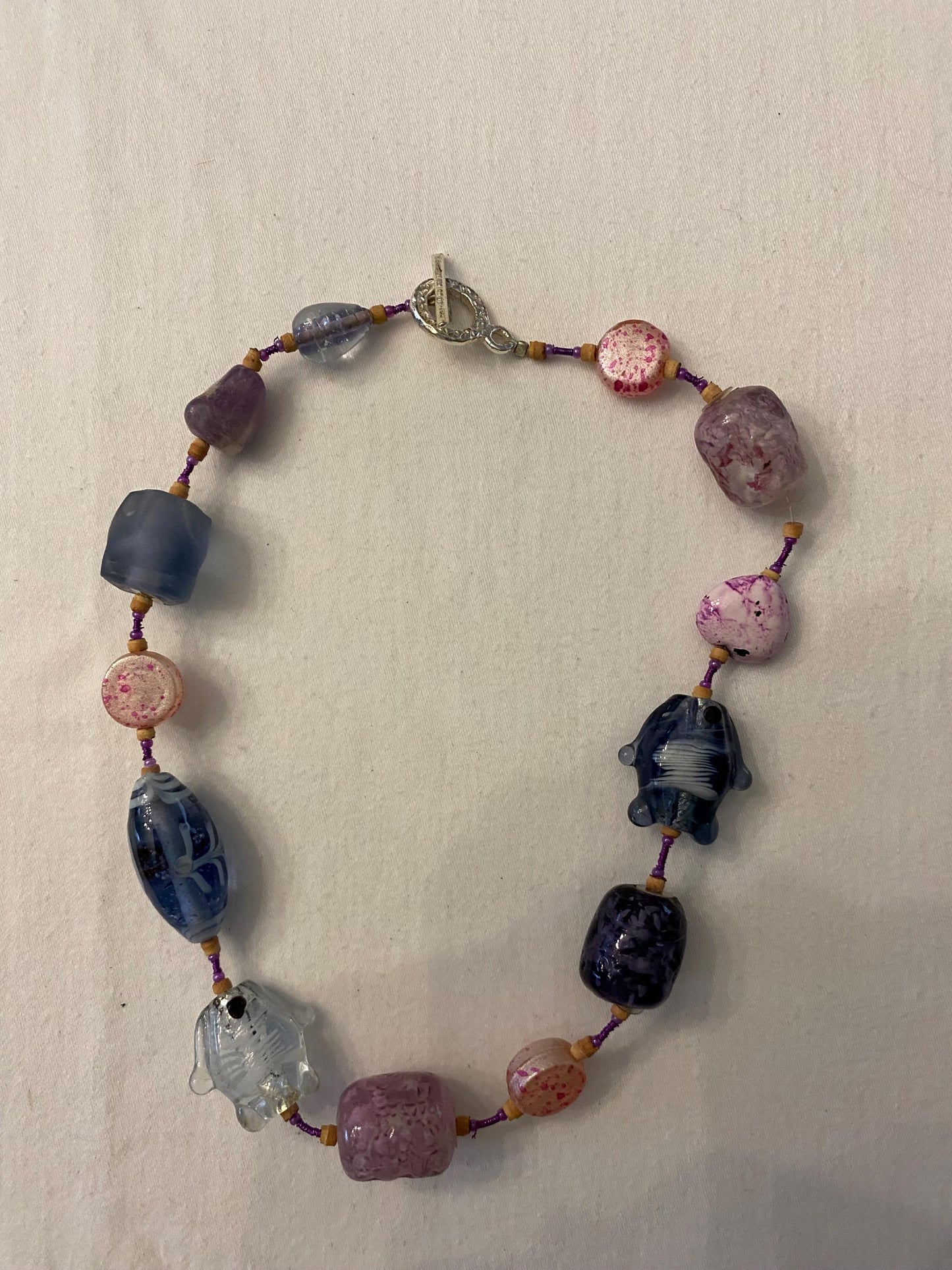 Vintage Aurora Borealis Style Crystals & Gold Necklace Fringe Jewelry Lover Antiques and Vintage
