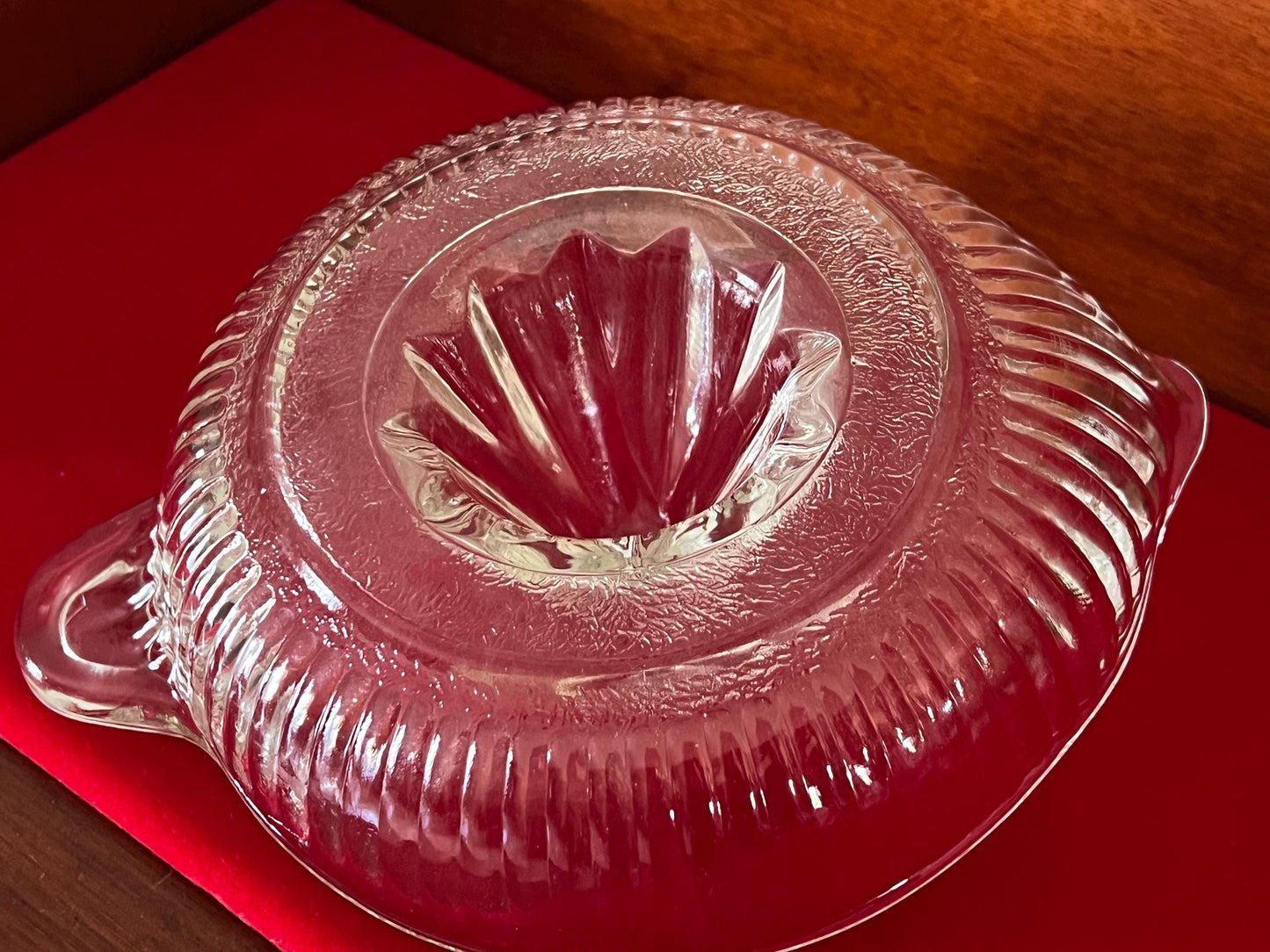 Vintage Glass Citrus Juicer Reamer Bowl with Spout No Flaws Pretty Glass Art Lover Antiques and Vintage
