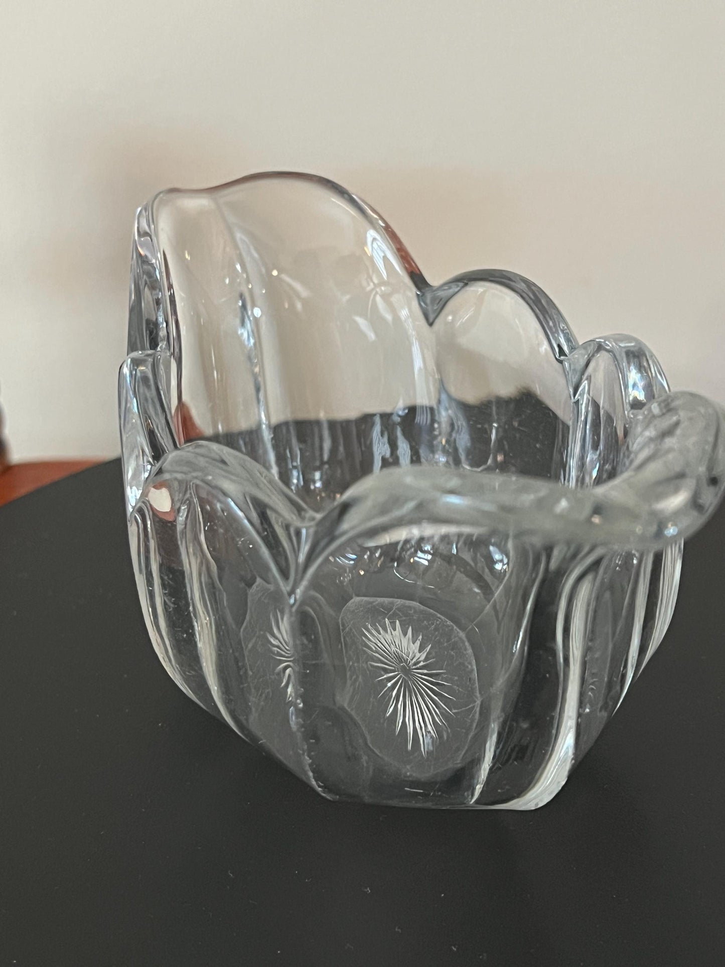 Vintage Heisey Sauce Bowl Condiment Dish Glass Art Gifts at Lover Antiques and Vintage
