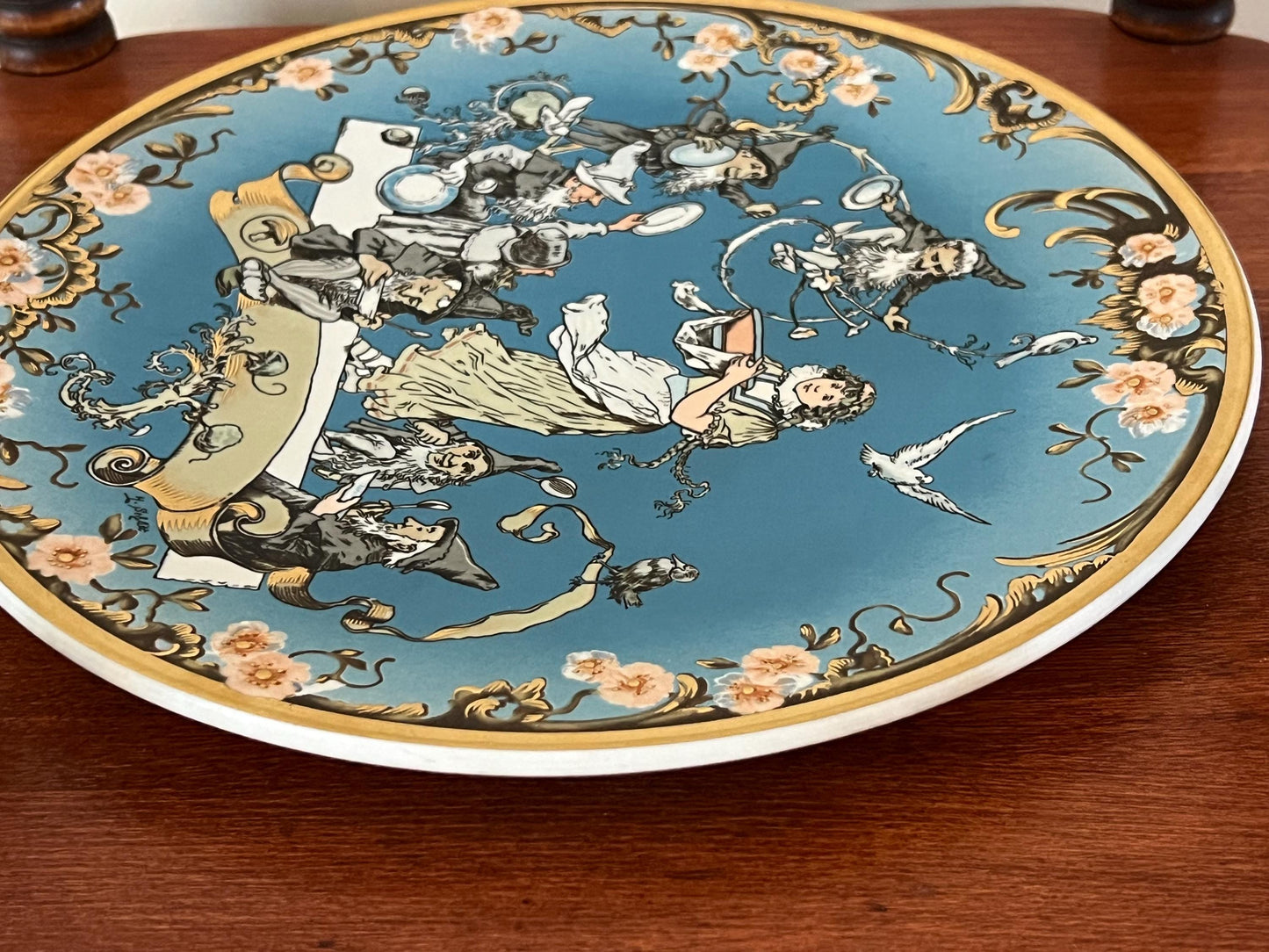 Vintage Snow White and the 7 Dwarfs Plate by Villeroy and Boch, Made in Germany Fairy Tales Collectible Plates Lover Antiques and Vintage
