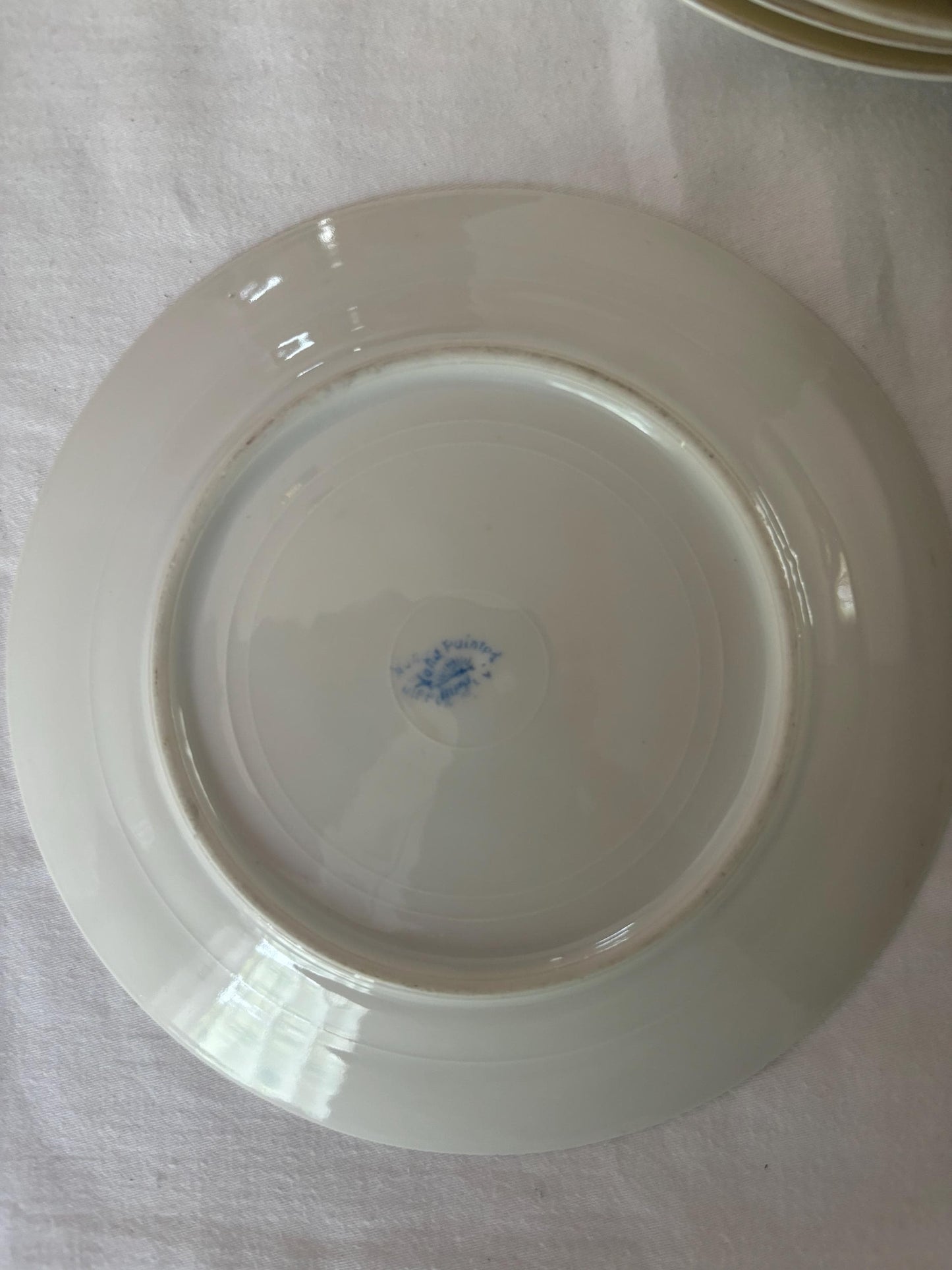Vintage Nippon Hand Painted Porcelain Plates Set of 12 Never Used Lover Antiques and Vintage