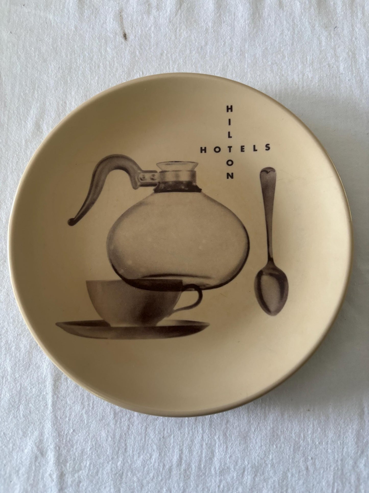 Vintage Melmac Watertown 7” Plate Hilton Hotels Lifetime Ware Dinner Plate Lover Antiques and Vintage