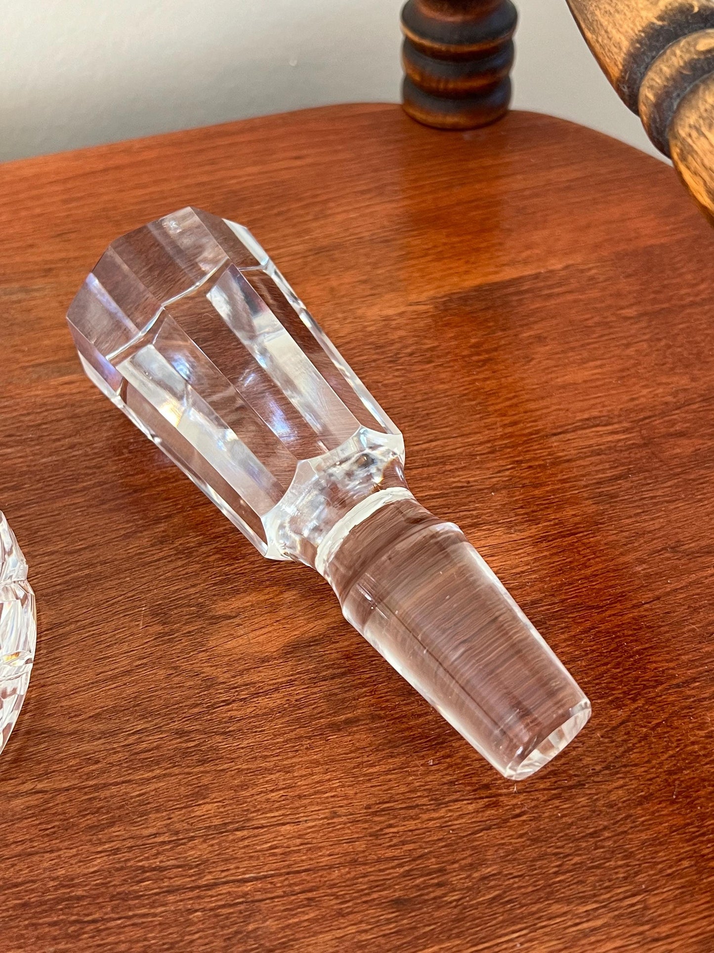 Vintage Waterford Wine Decanter & Stopper Crystal Cut Glass Art Lover Antiques and Vintage