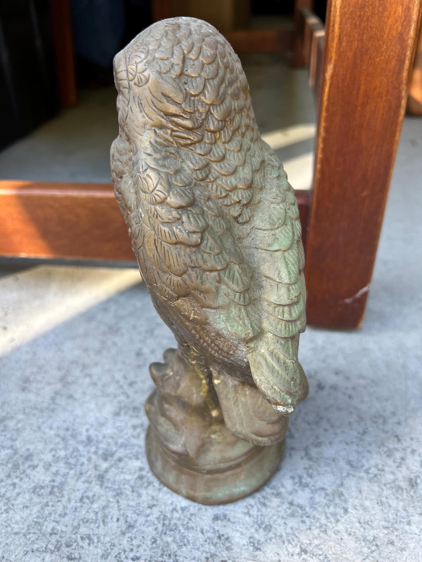 Vintage Brass Owl Key Holder 2 Owls Perched on a Branch Heavy Brass Owl Statue Lover Antiques and Vintage