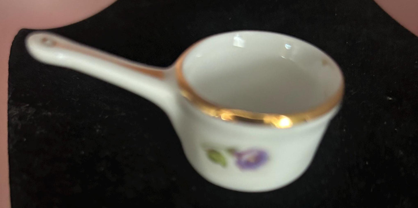 Vintage Lasserre Restaurant Paris Souvenir Miniature Sauce Pan Lover Antiques and Vintage
