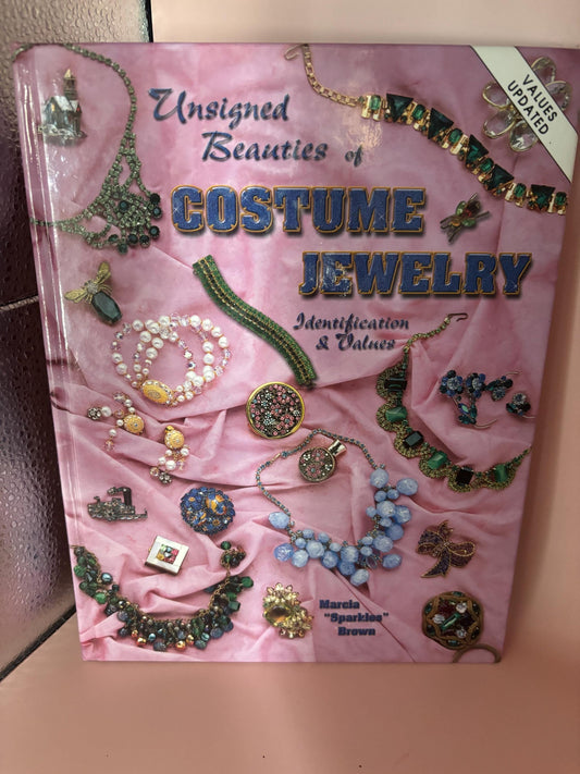 Unsigned Beauties of Costume Jewelry Identification & Values Book by Marcia Brown Lover Antiques and Vintage
