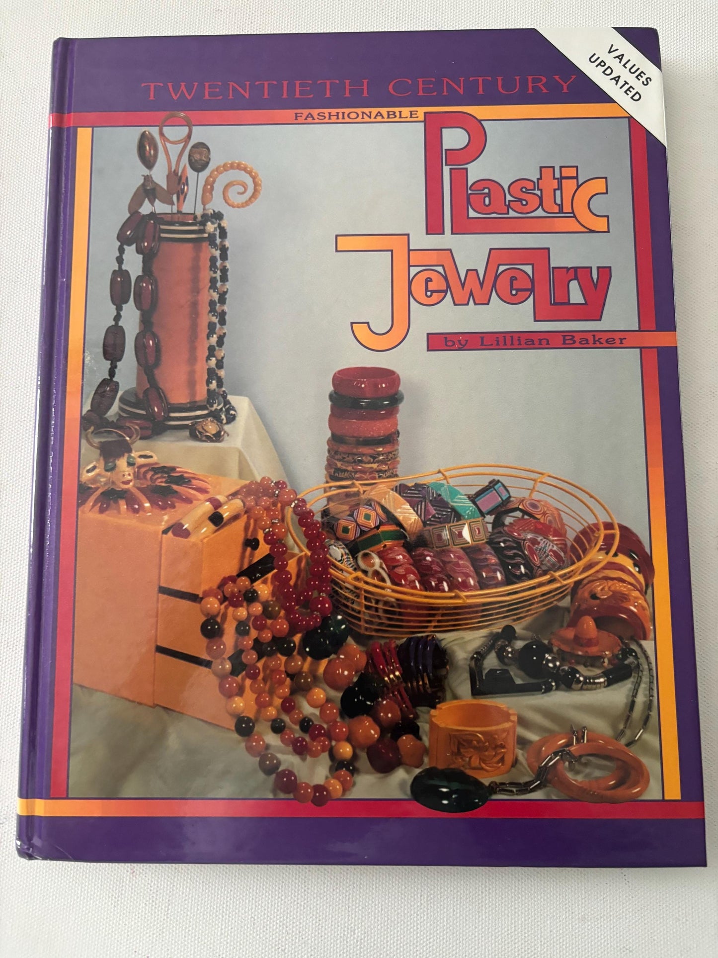 Twentieth Century Fashionable Plastic Jewelry Book by Lillian Baker Lover Antiques and Vintage