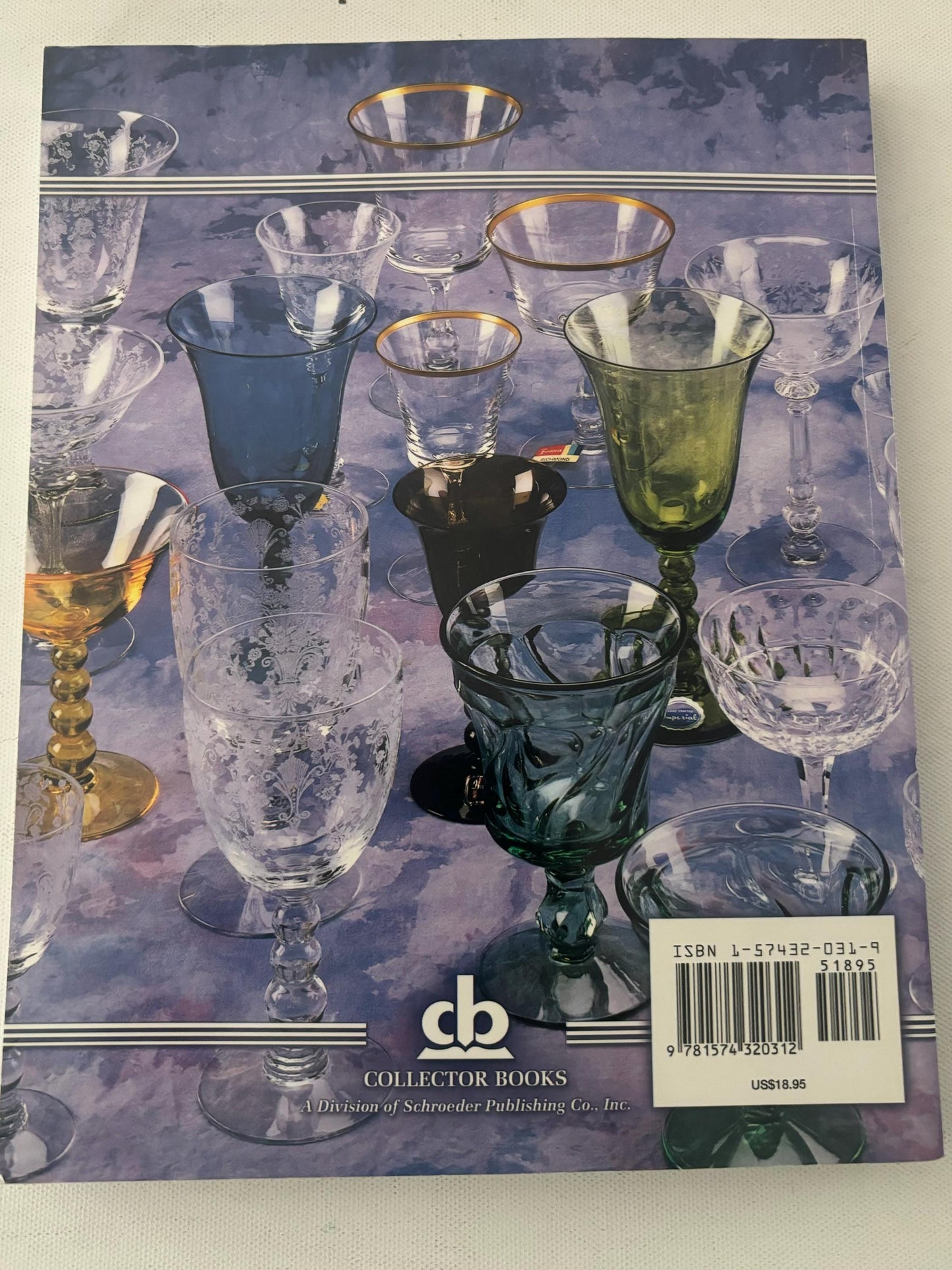 Crystal Stemware Identification Guide Book by Bob Page and Dale Frederiksen Lover Antiques and Vintage