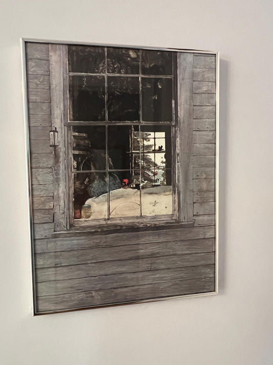 Andrew Wyeth “Geraniums” Collector Fine Art Lithograph Print Lover Antiques and Vintage