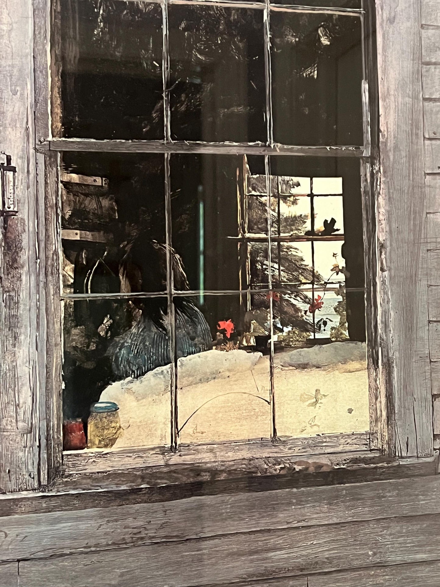Andrew Wyeth “Geraniums” Collector Fine Art Lithograph Print Lover Antiques and Vintage