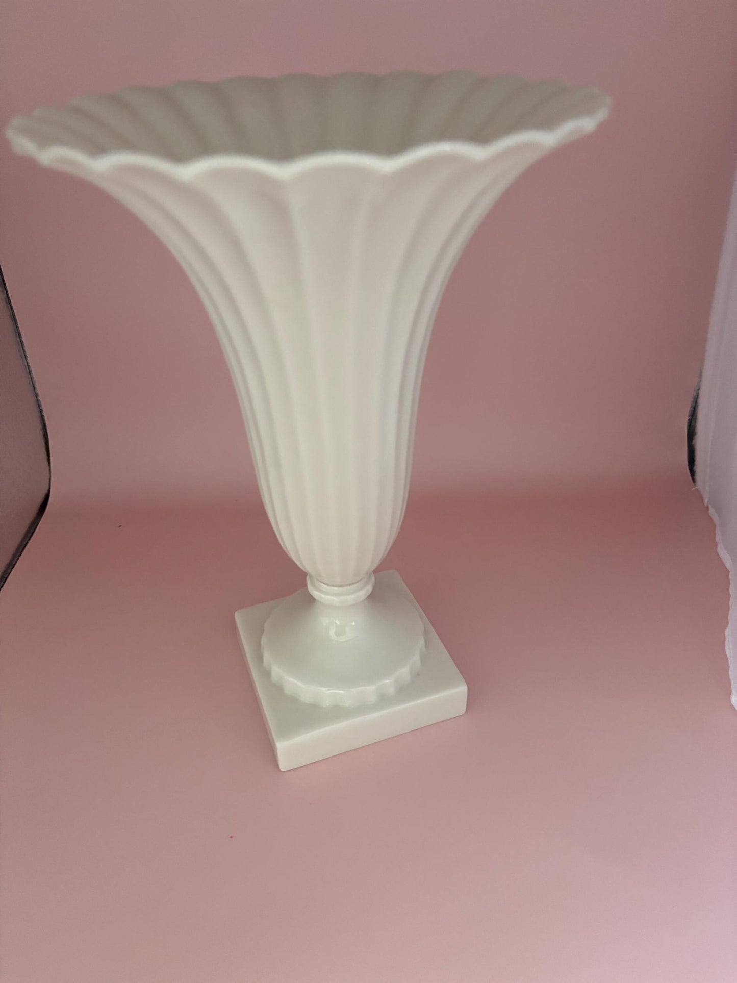 Vintage Pair of Lenox Fluted Vases Footed Vase Lover Antiques and Vintage
