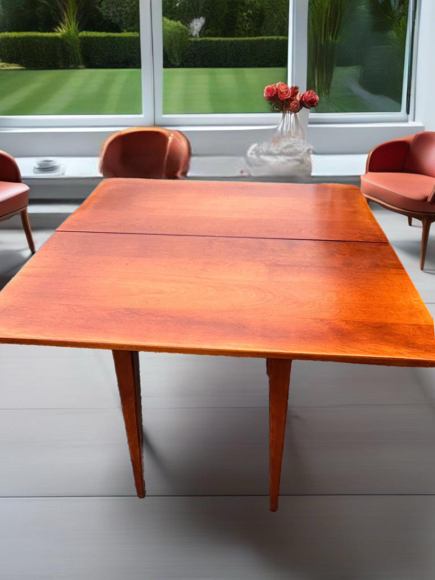 Vintage Cushman Colonial Creations Pivot Top Card Table No. 3-35 Game Table with Rotating Top Rustic Original Lover Antiques and Vintage