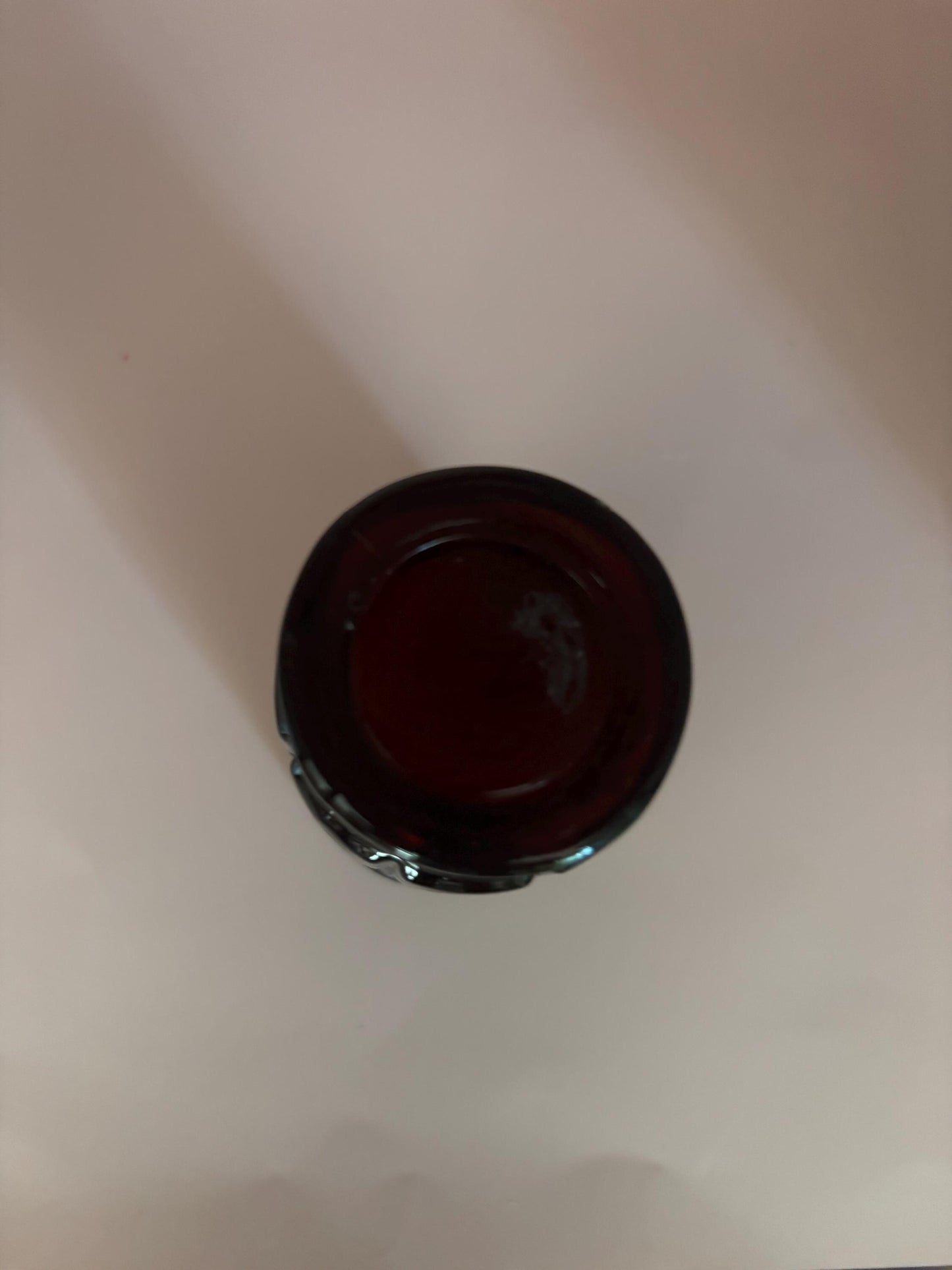 Vintage Ruby Red Glass Cup with Pedestal Lover Antiques and Vintage