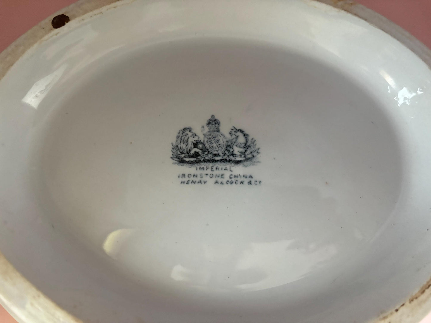 Antique Imperial Ironstone China Soup Tureen by Henry Alcock Lover Antiques and Vintage