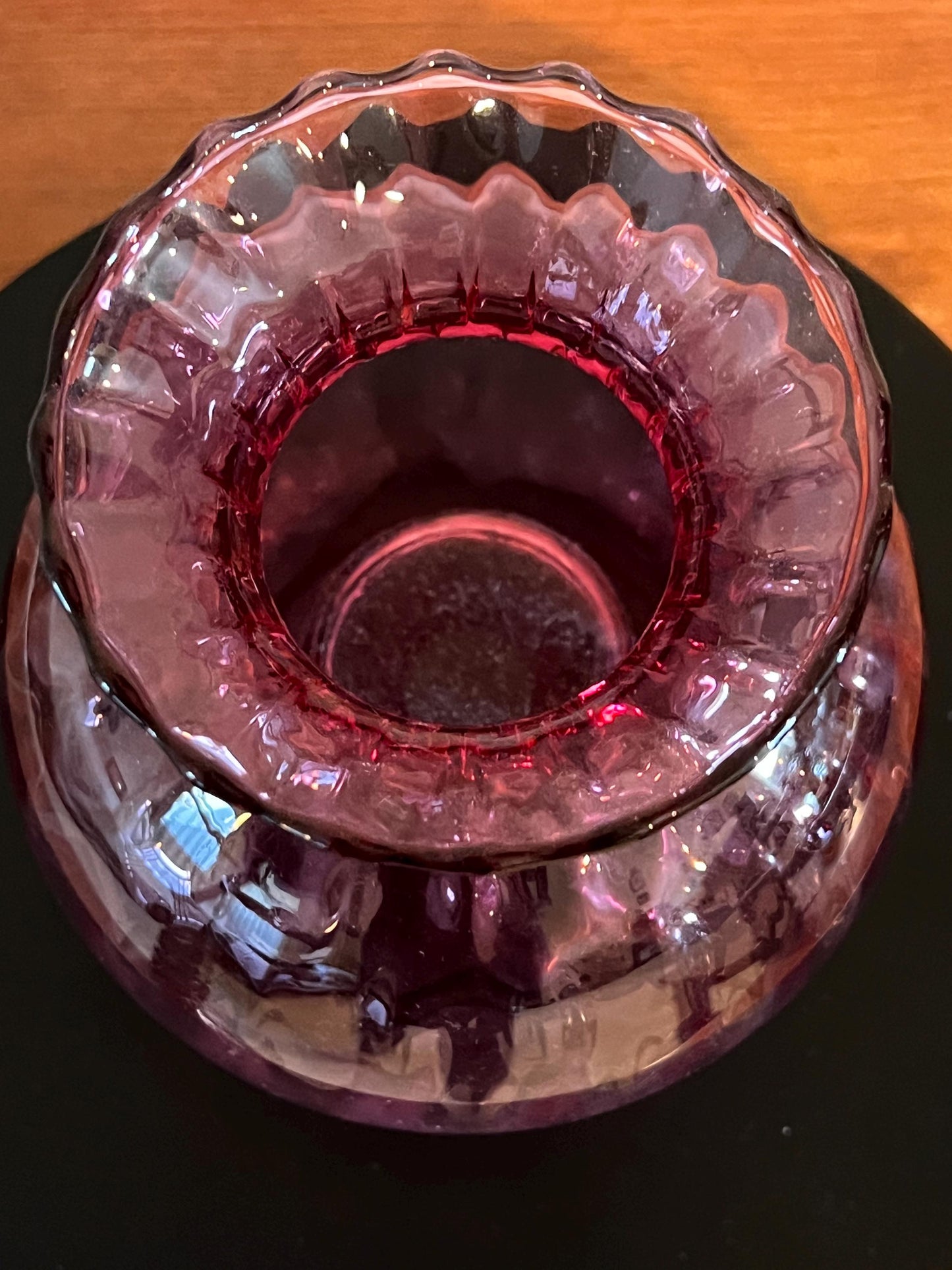 Vintage Cranberry Glass Vase Pink Glass Pink Rose Vase Art Glass Pilgrim Glass Fenton Glass Art Lover Antiques and Vintage