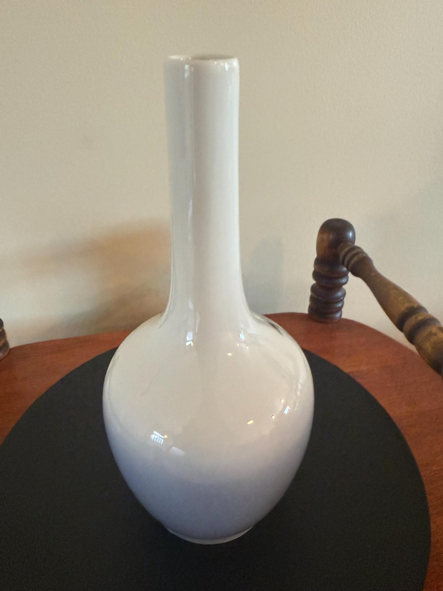 Vintage Royal Copenhagen Porcelain Blue Flowers Vase Lover Antiques and Vintage