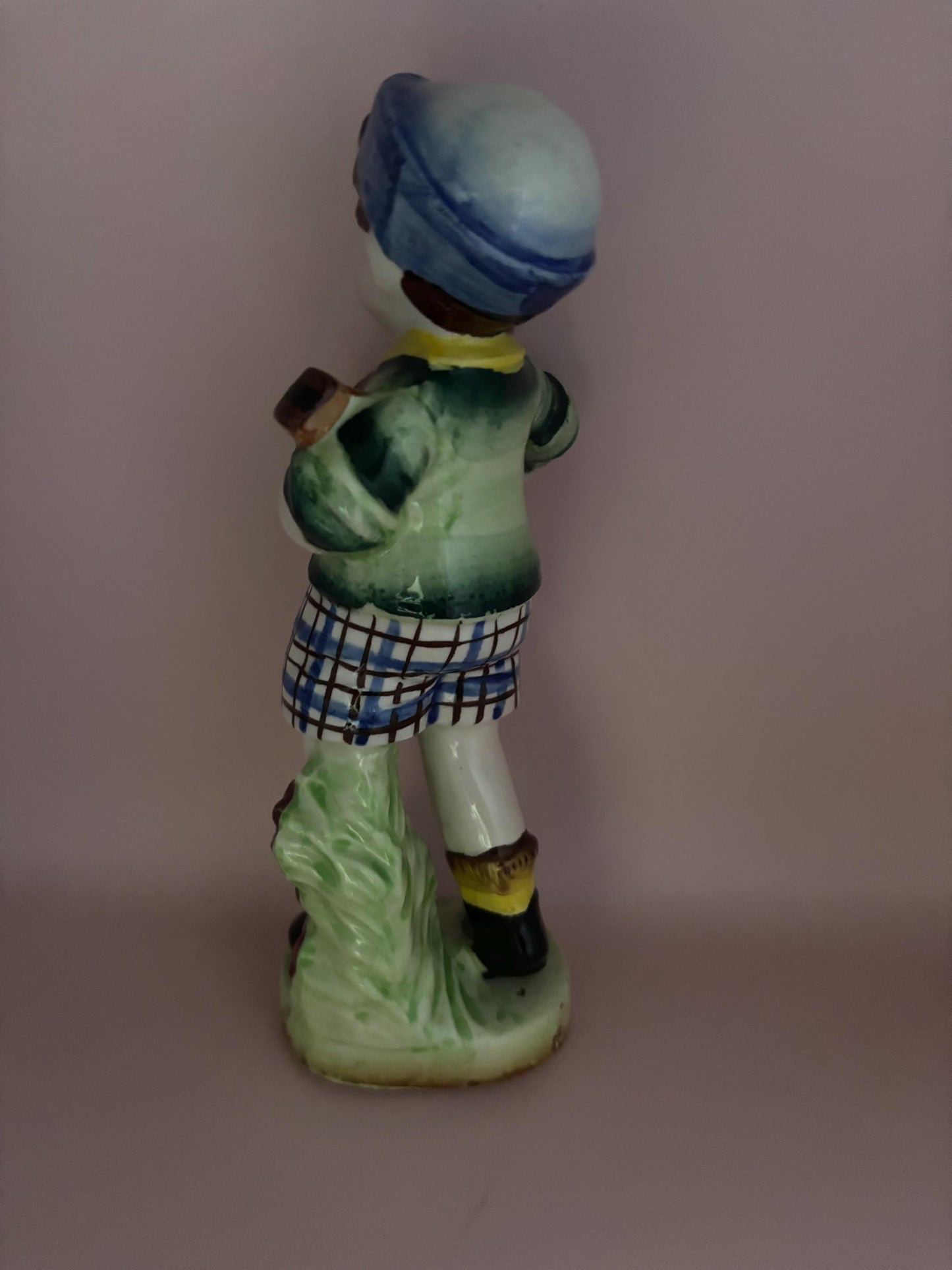 Vintage Carved Wooden Parrot Figurine Hand Painted Made in Jamaica Lover Antiques and Vintage