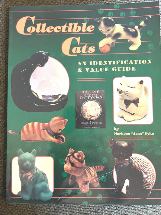Vintage Collectible Cats Book, An identification & Value Guide, Cat Jewelry, Cat Collectibles, Garfield, Lover Antiques and Vintage