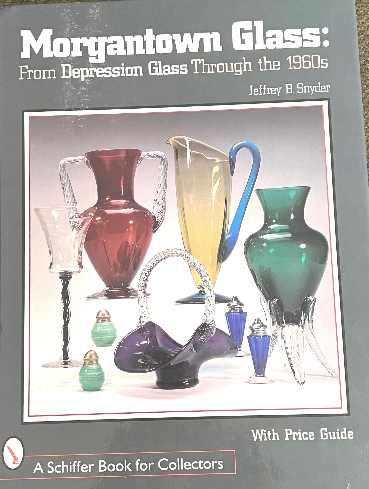 Vintage Morgantown Glasss From Depression Glass Through the 1960’s Book with Price Guide by Jeffrey B. Snyder Lover Antiques and Vintage