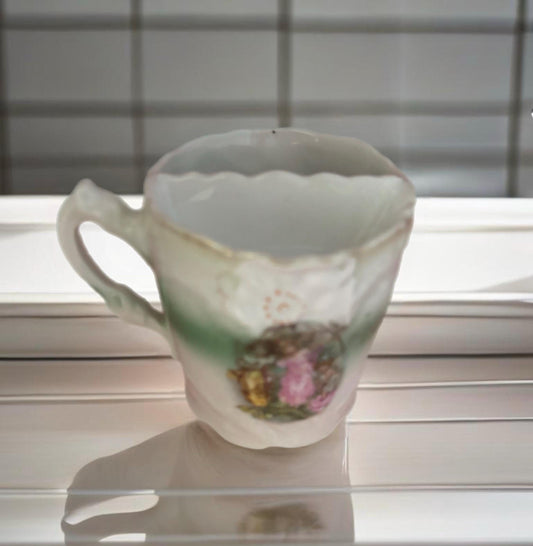 Vintage RS Prussia Shaving Mug Mustache Cup Lover Antiques and Vintage