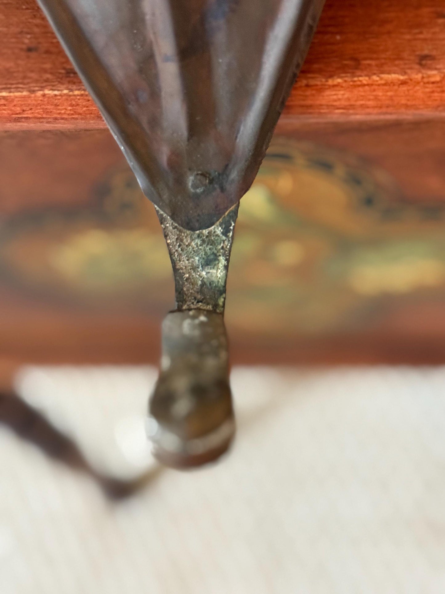 Antique Brass Beggars Bowl with Dragons on Each Handle Lover Antiques and Vintage