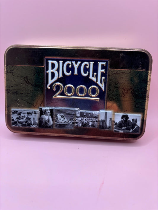 Vintage Bicycle 2000 Millenium Tin & 2 Decks Cards Lover Antiques and Vintage