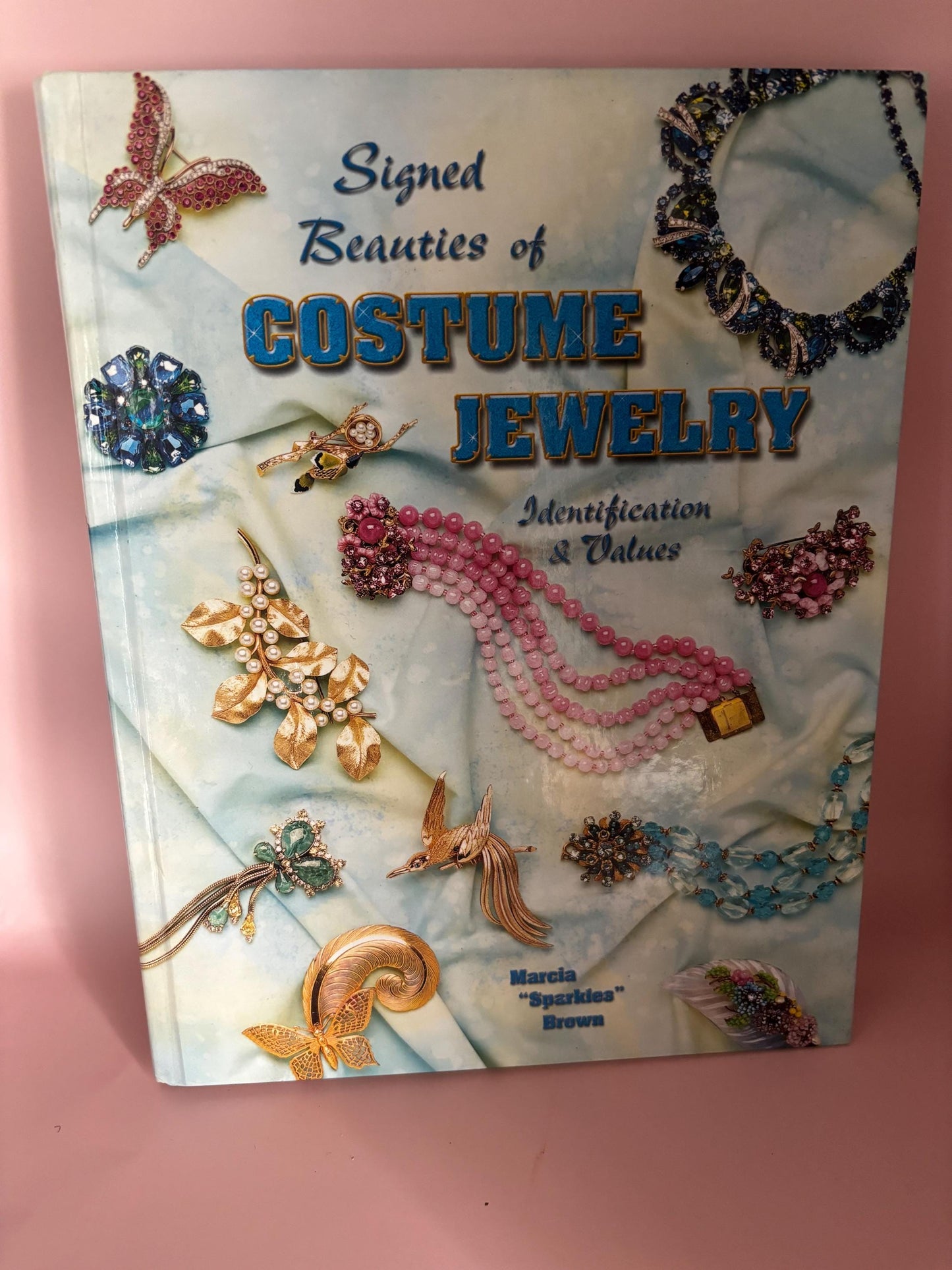 Signed Beauties of Costume Jewelry Identification & Values Book by Marcia Brown Lover Antiques and Vintage