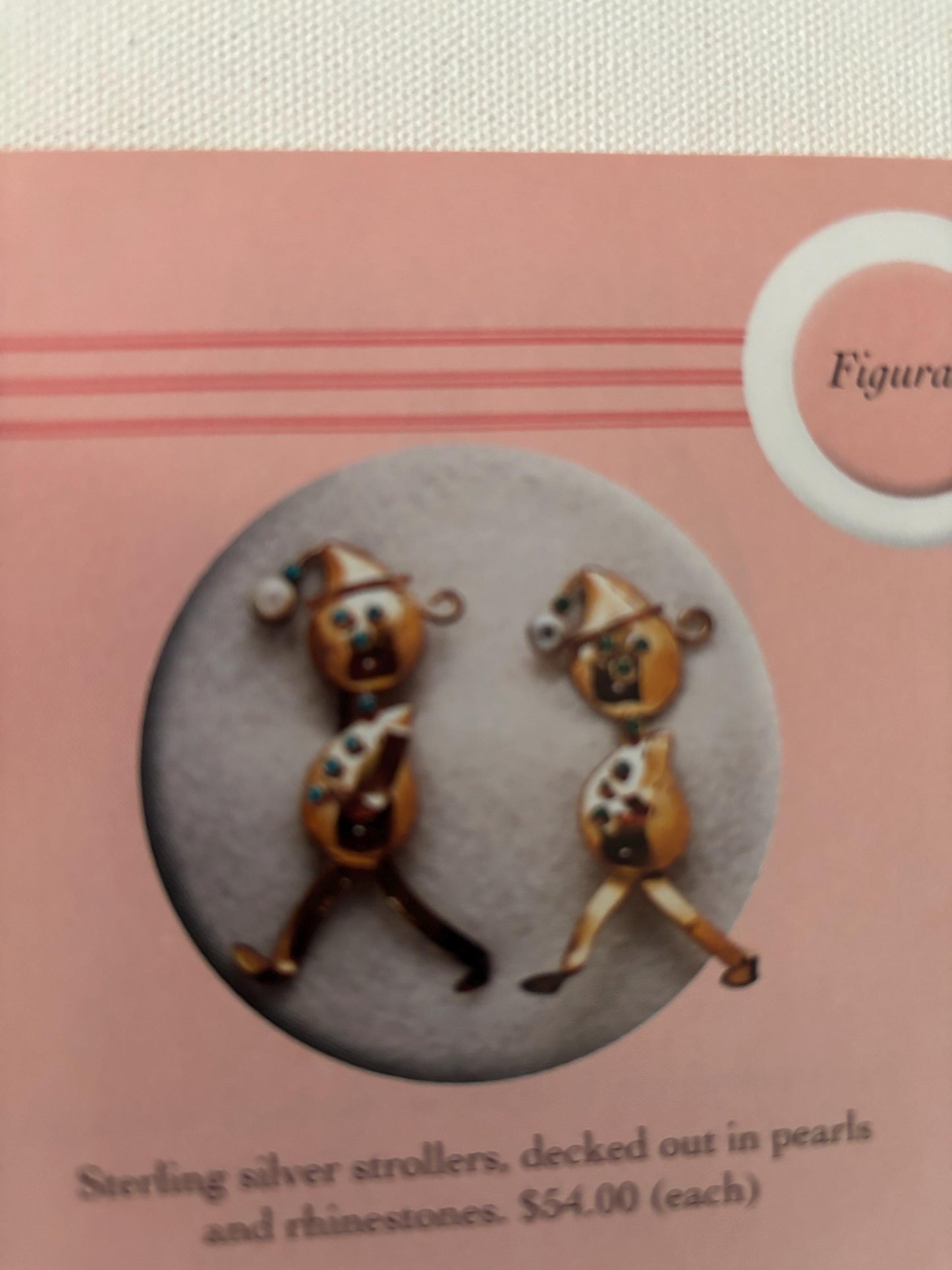 Rhinestone Jewelry Figurals Animals and Whimsicals Book by Marcia Brown Lover Antiques and Vintage