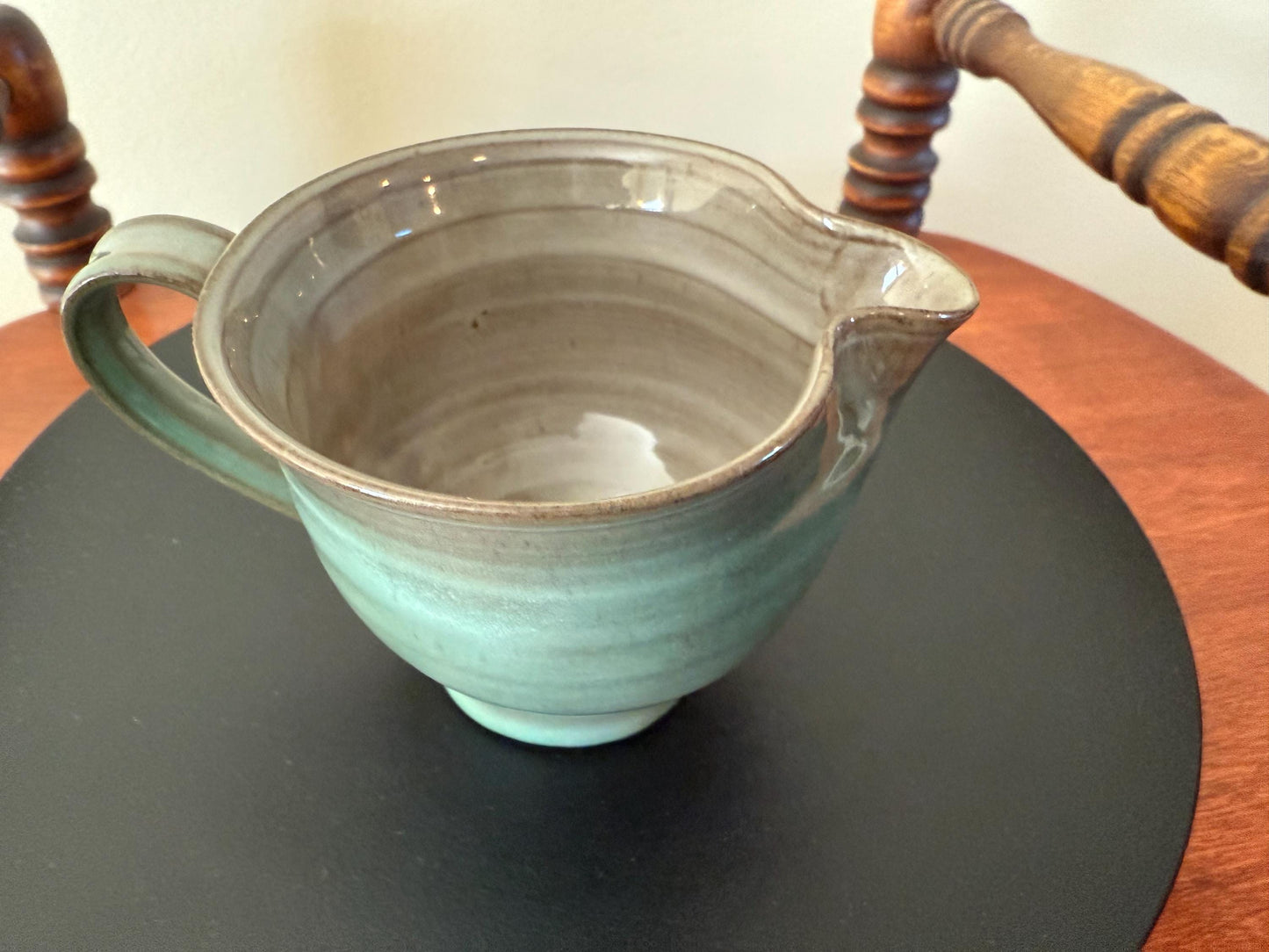 Vintage Scheier Pottery Creamer Bowl Ed & Mary Scheirer Hand Thrown Potters Lover Antiques and Vintage