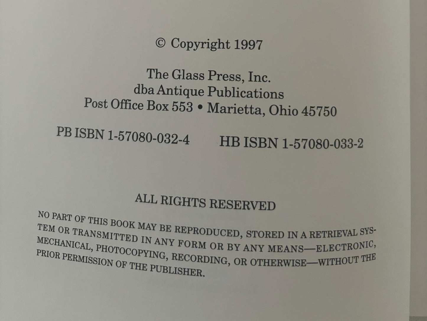 Albany Glass Model Flint Glass Company of Albany, Indiana Book by Ron Teal, Sr. Lover Antiques and Vintage