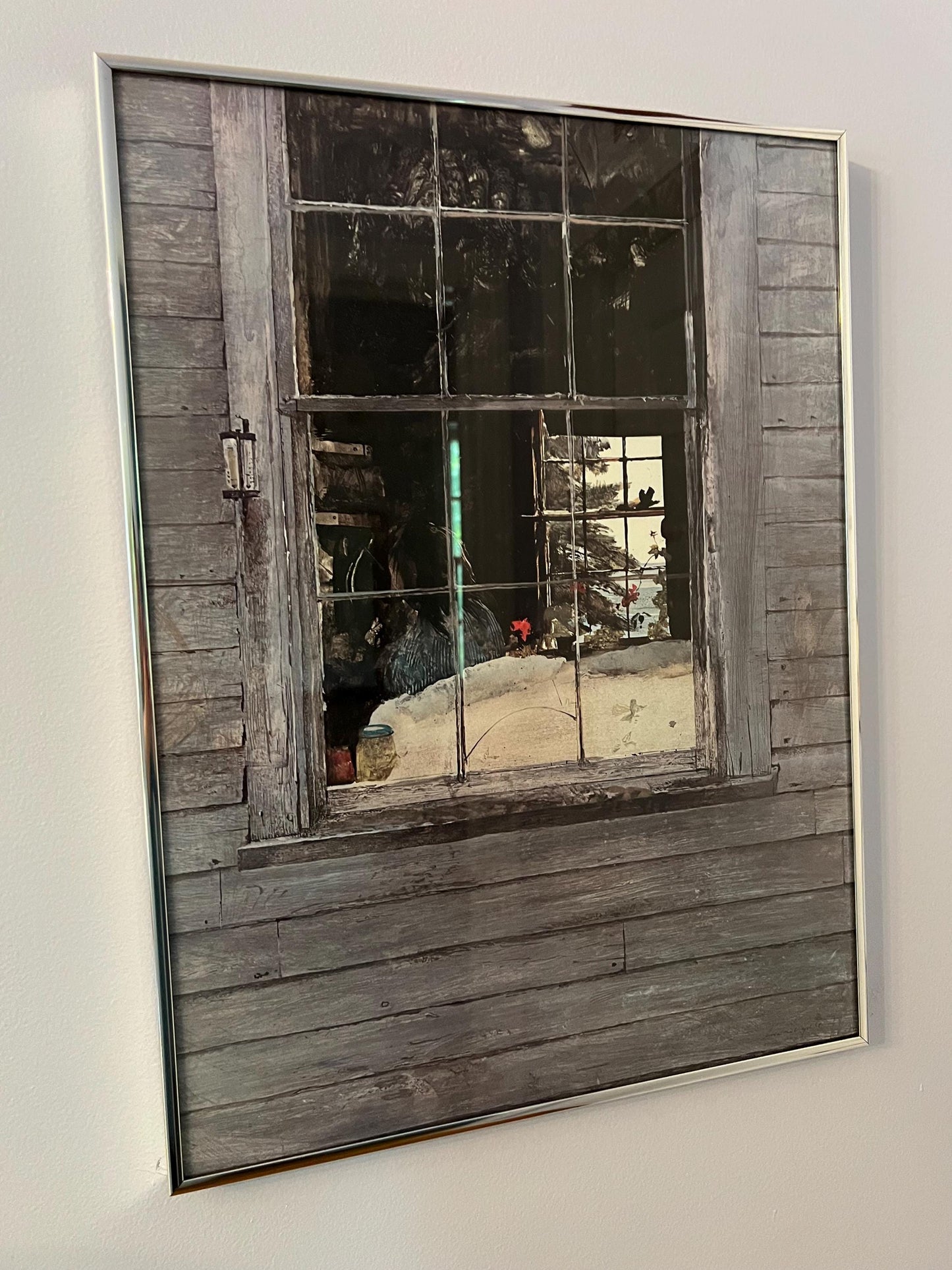 Andrew Wyeth “Geraniums” Collector Fine Art Lithograph Print Lover Antiques and Vintage
