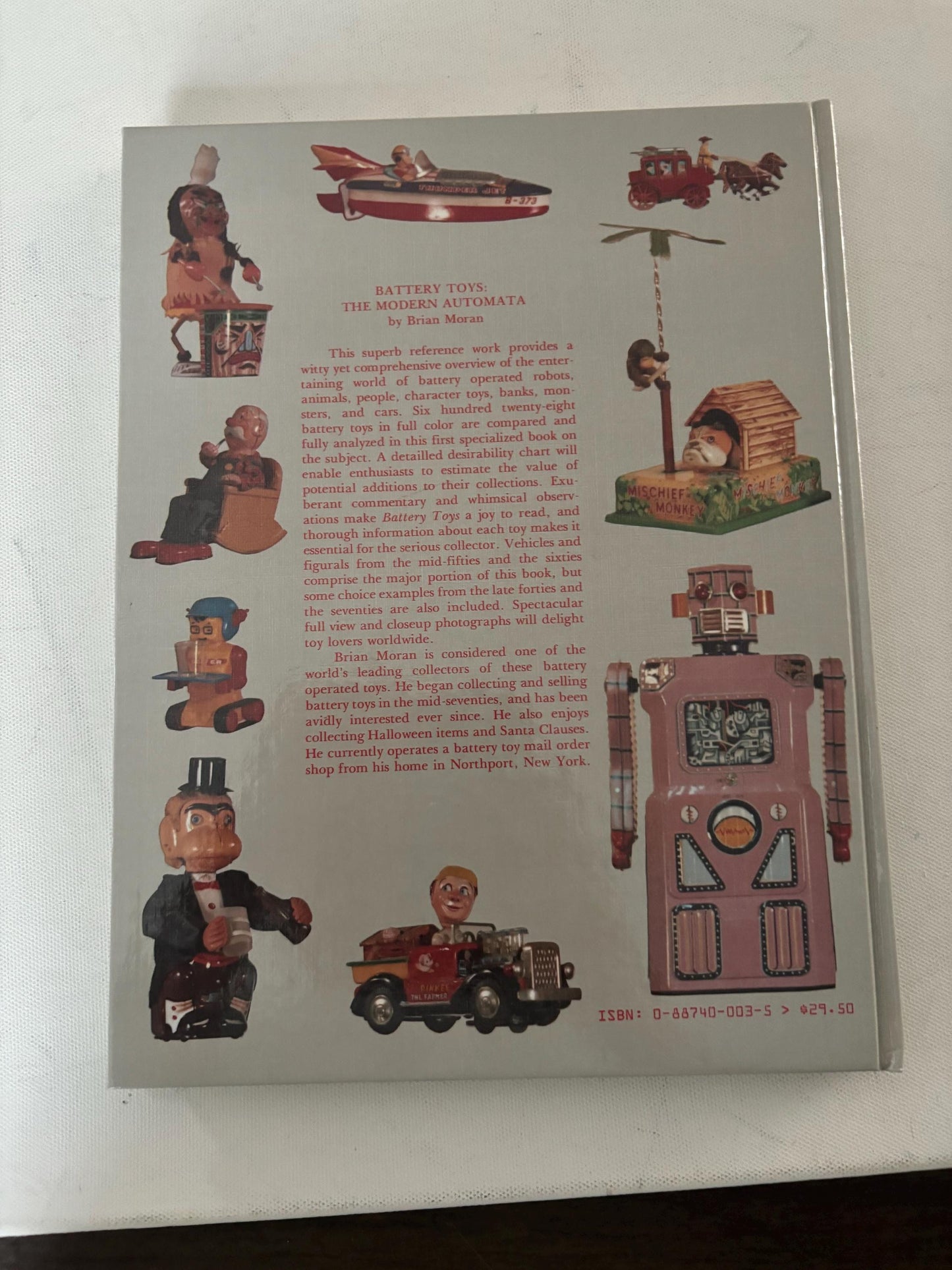 Vintage Battery Toys The Modern Automata Book by Brian Moran Toys Collectible Book Guide by Lover Antiques