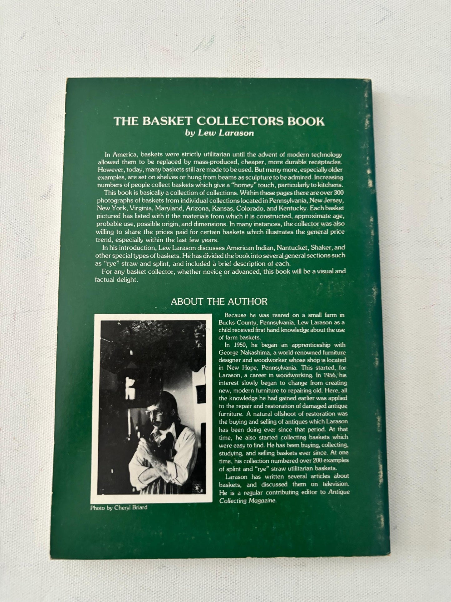 The Basket Collectors Book by Les Larason Lover Antiques and Vintage