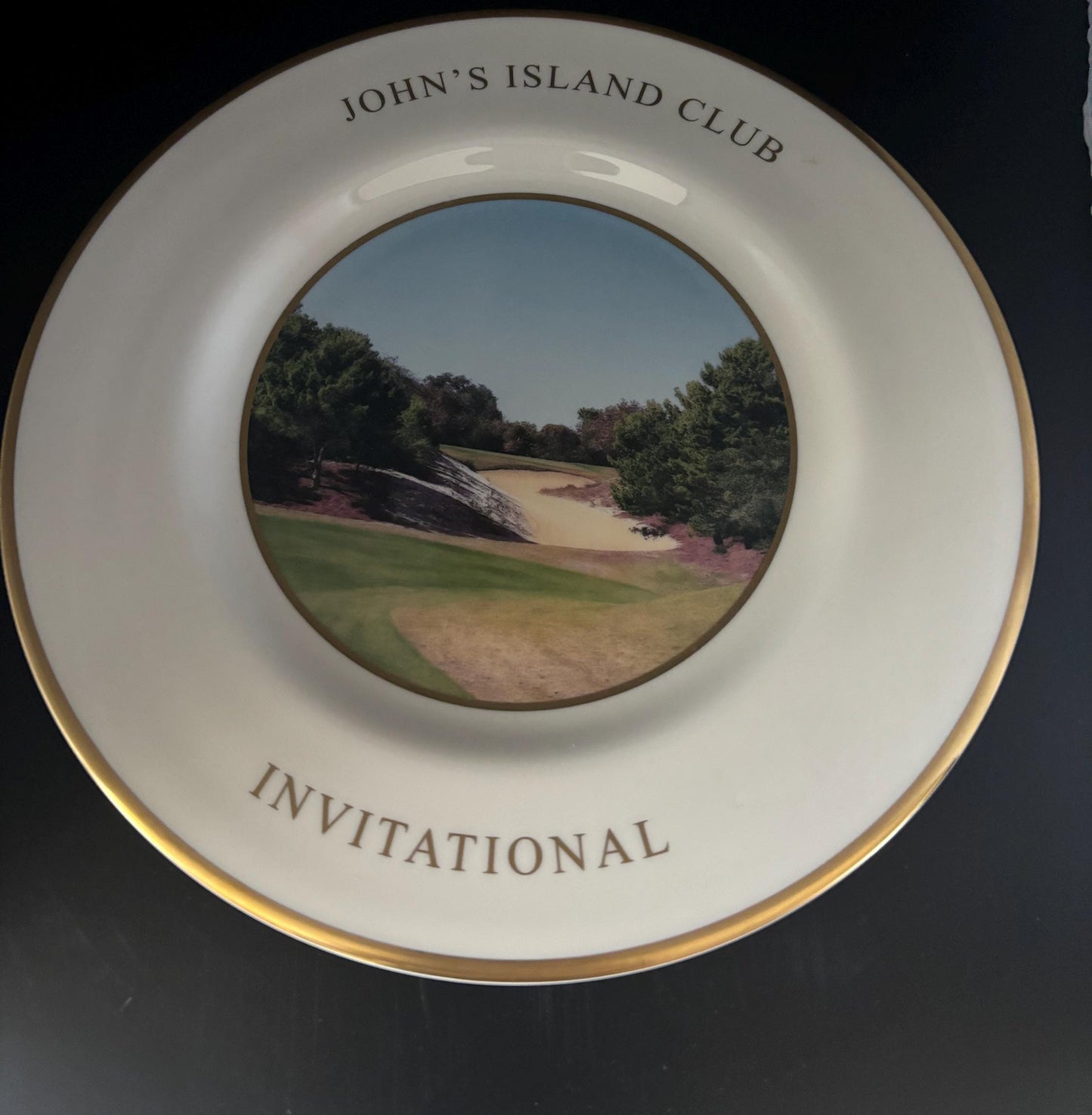 Vintage John’s Island Club Invitational Large Plate Lover Antiques and Vintage