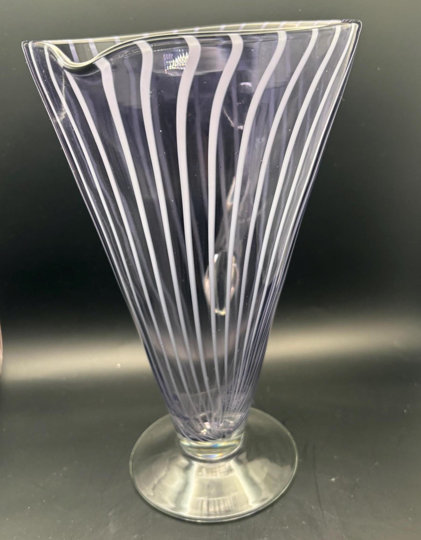 Vintage Phoenix Glass Victorian Alexandrite Pitcher Cut Crystal Glass Pitcher Lover Antiques and Vintage