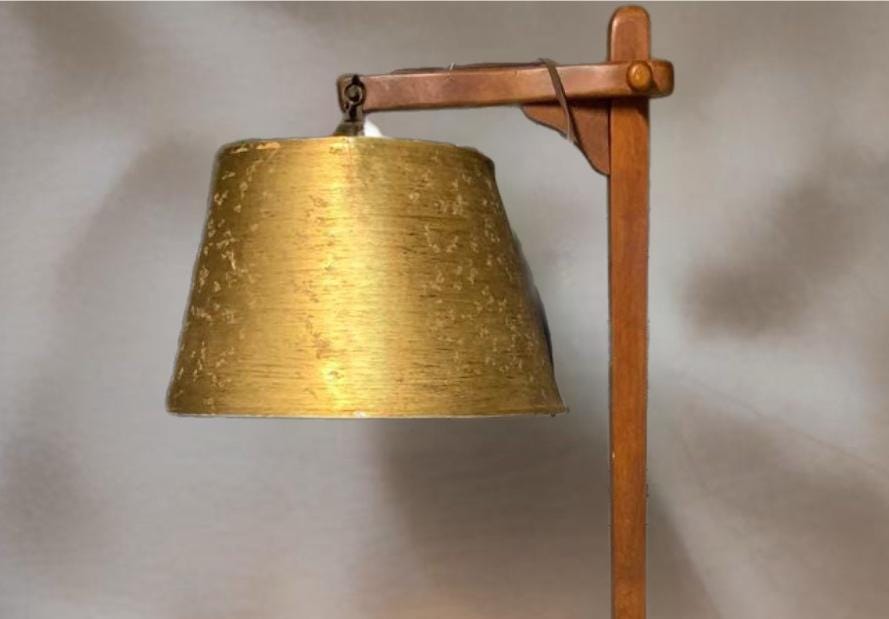 Cushman Colonial Creations Bridge Lamp No. 3-82 Rustic Cushman Lamp Lover Antiques and Vintage